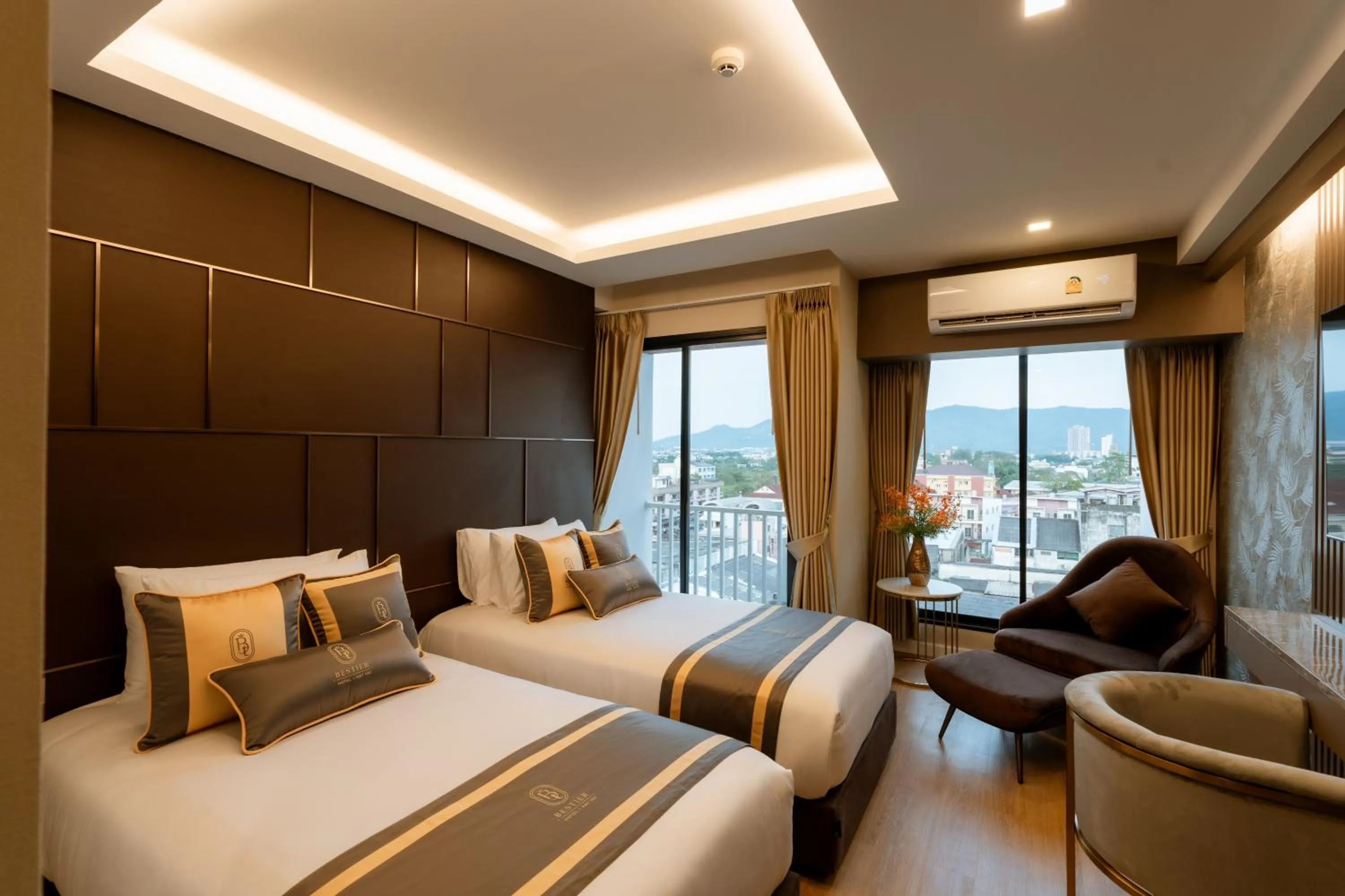 Bed in Bestier Hotel Hatyai