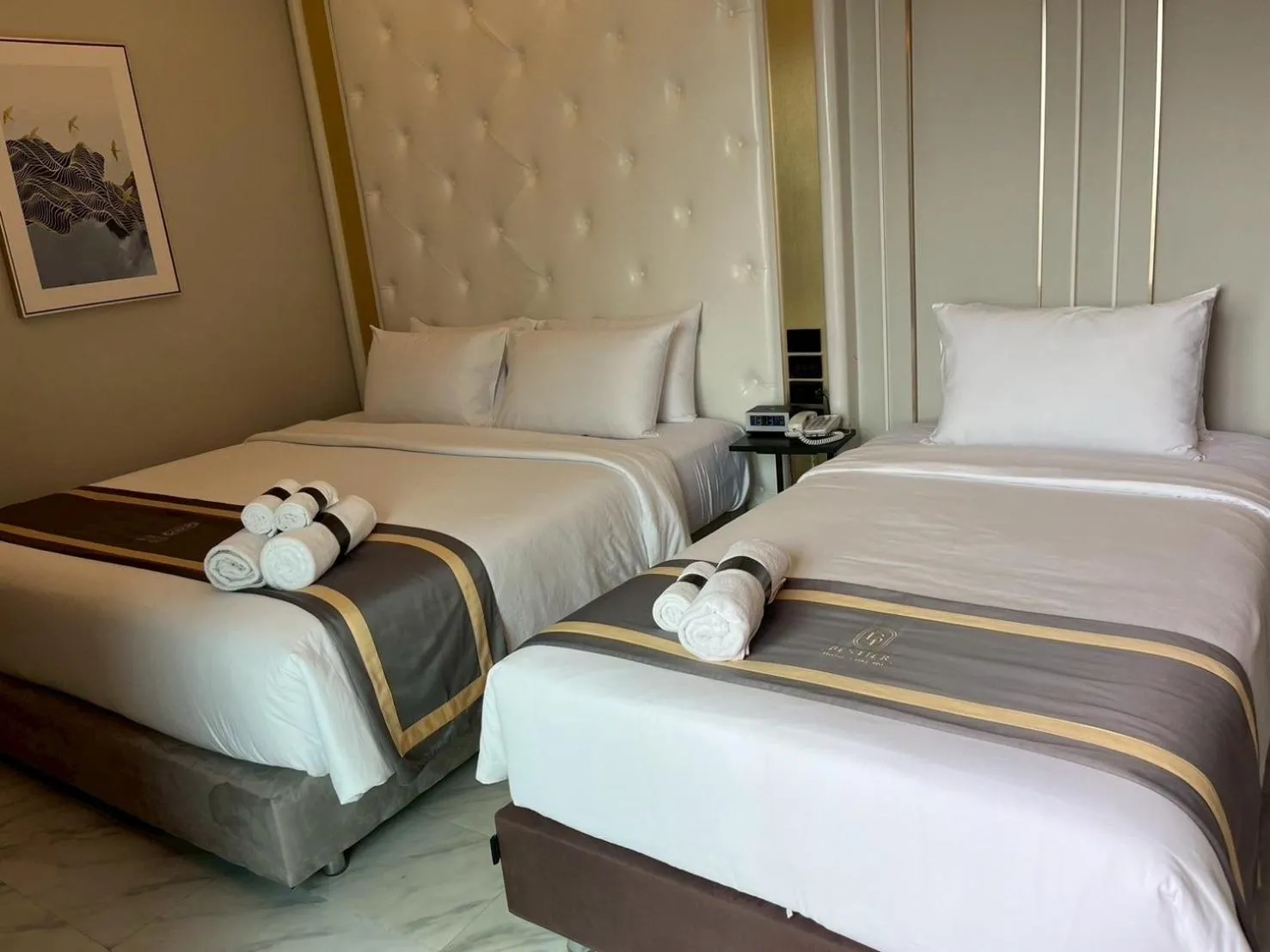 Bed in Bestier Hotel Hatyai