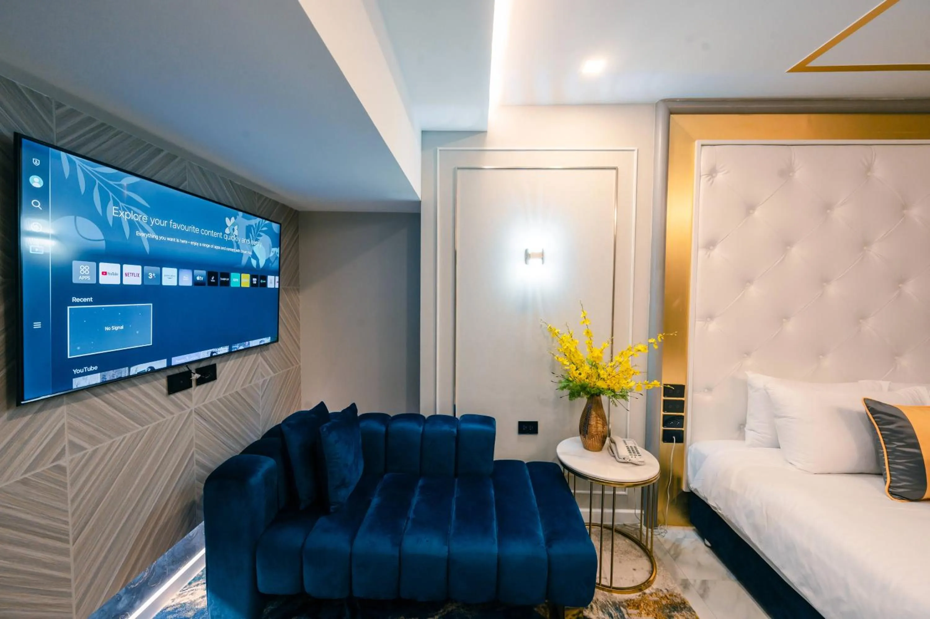 Bed in Bestier Hotel Hatyai