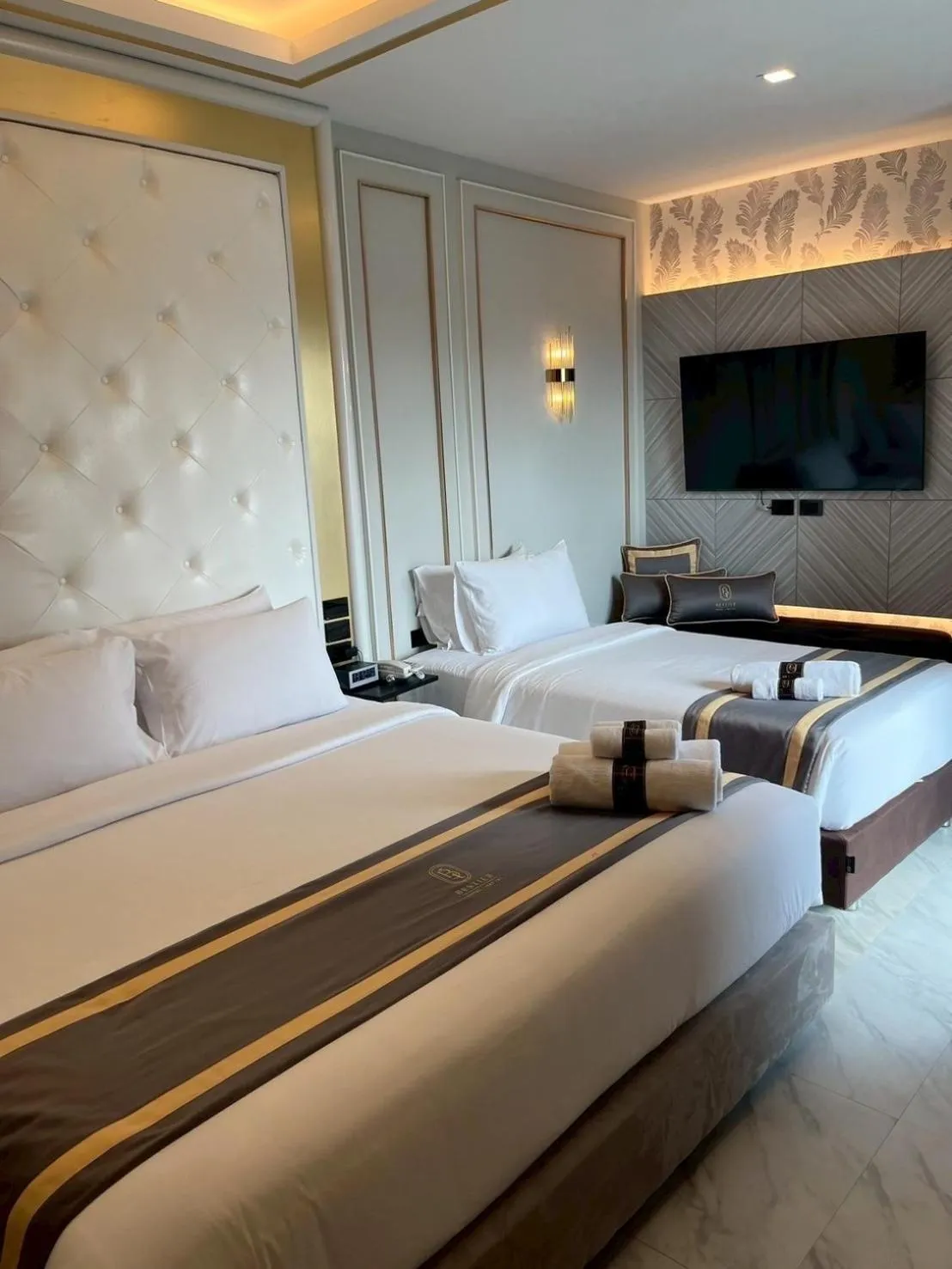 Bed in Bestier Hotel Hatyai