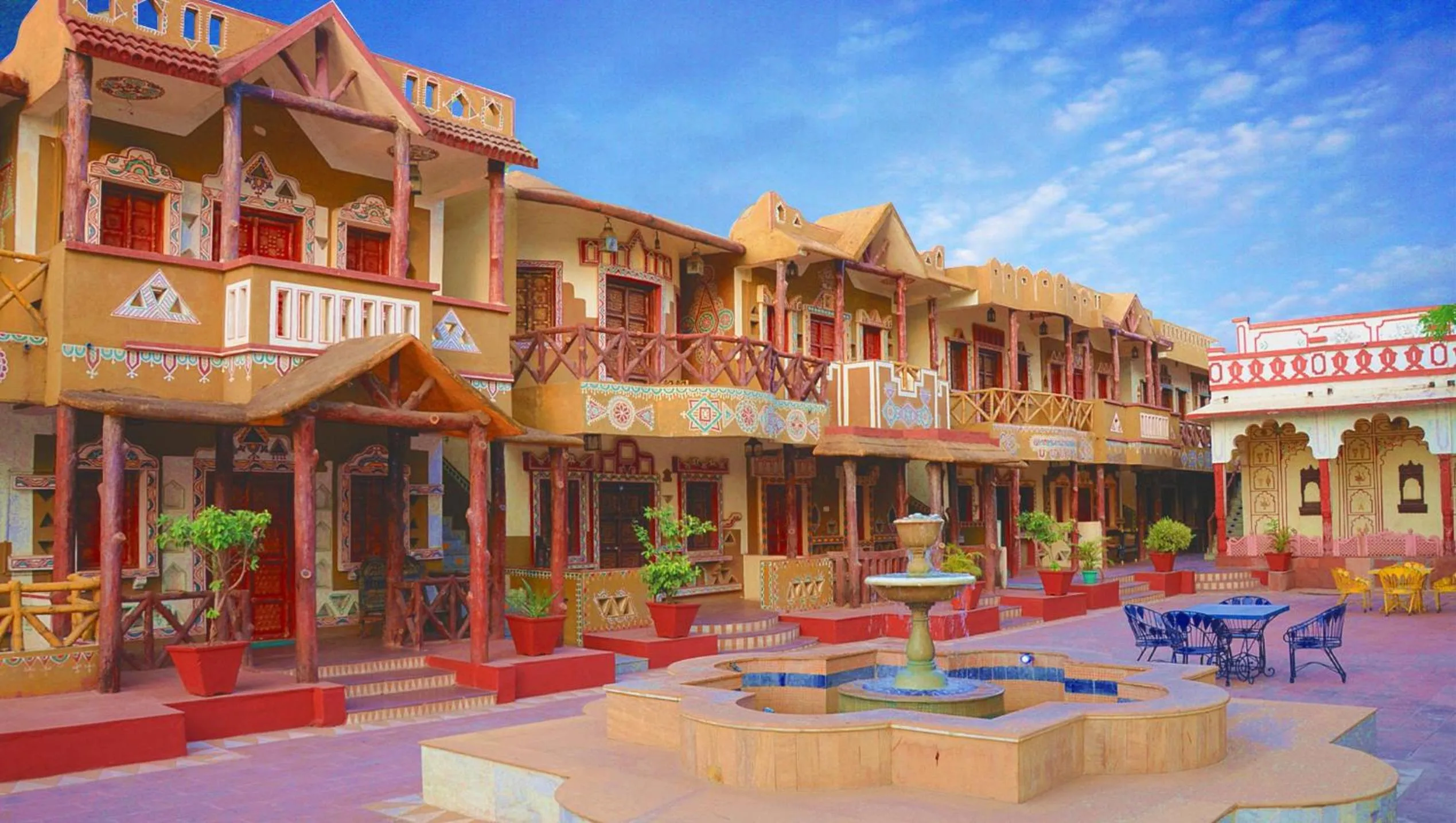 Property building in Chokhi Dhani Aangan