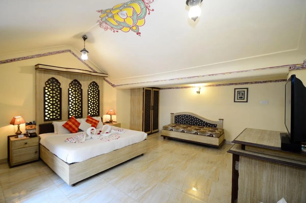 Bedroom, Bed in Chokhi Dhani Aangan