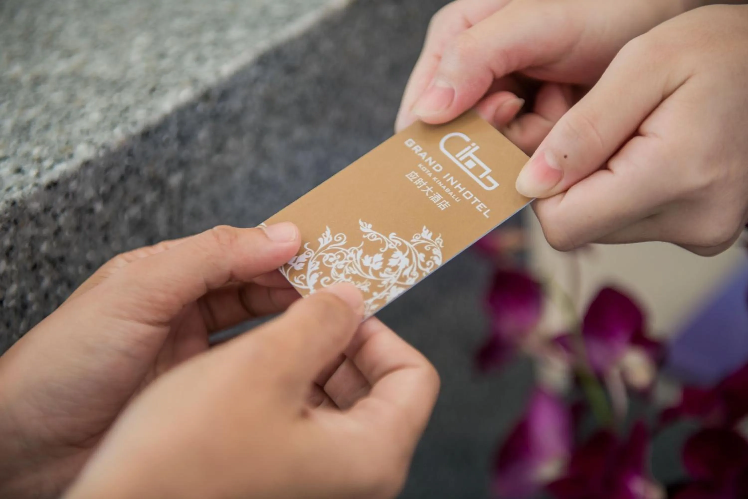 Lobby or reception in Grand InHotel Kota Kinabalu