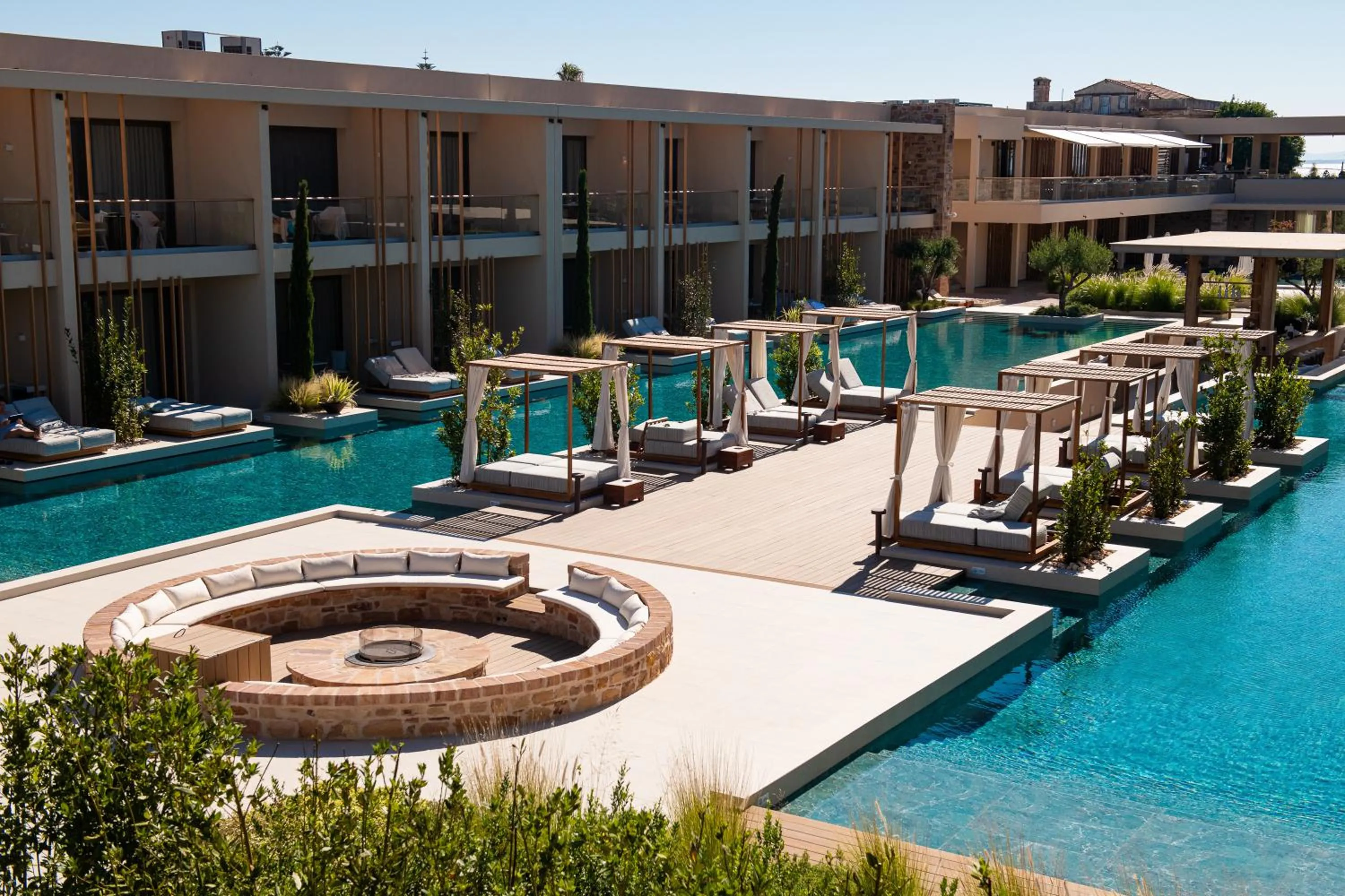 Swimming pool in Royal Pearl Island Chios Hotel and Spa