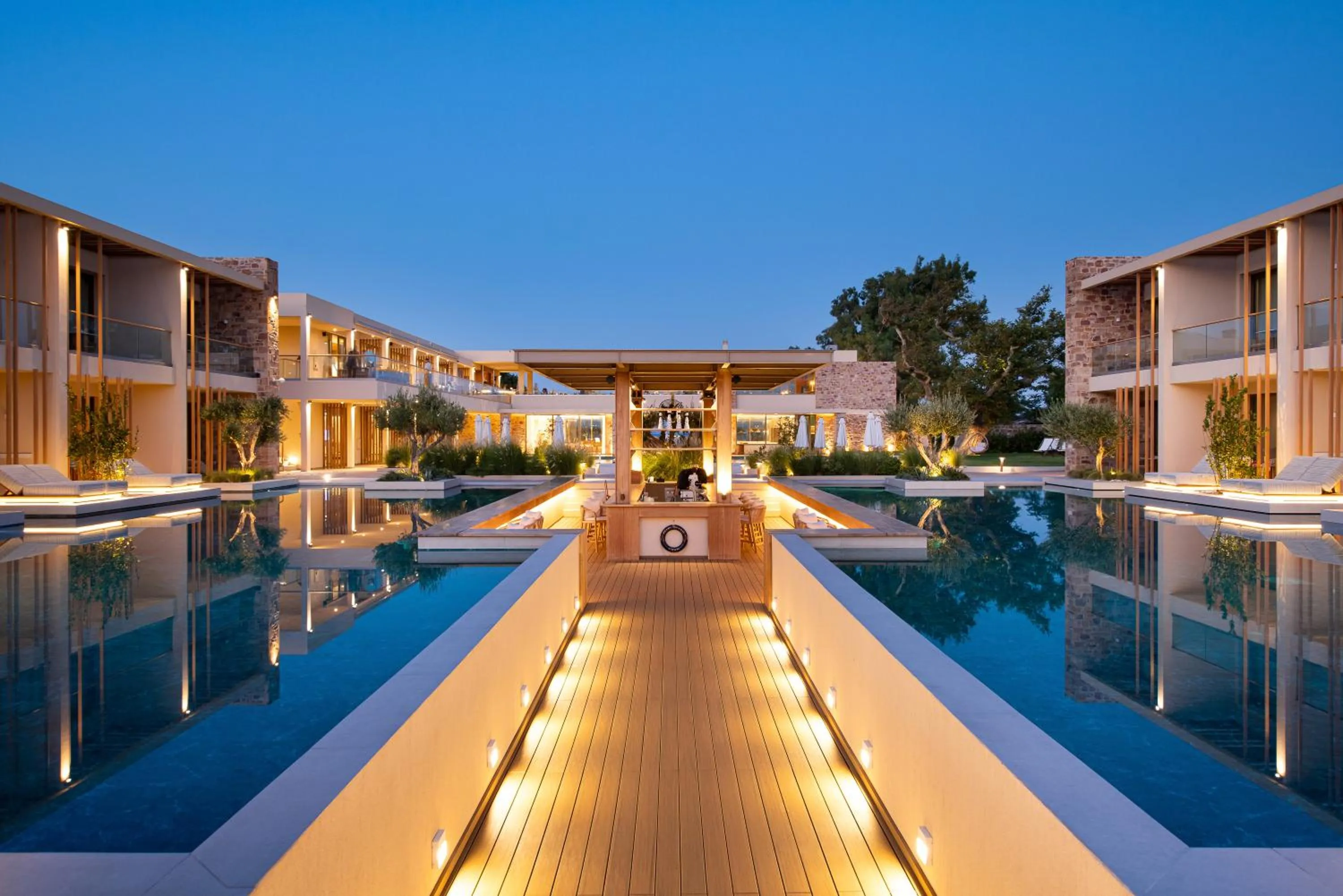 Swimming pool in Royal Pearl Island Chios Hotel and Spa