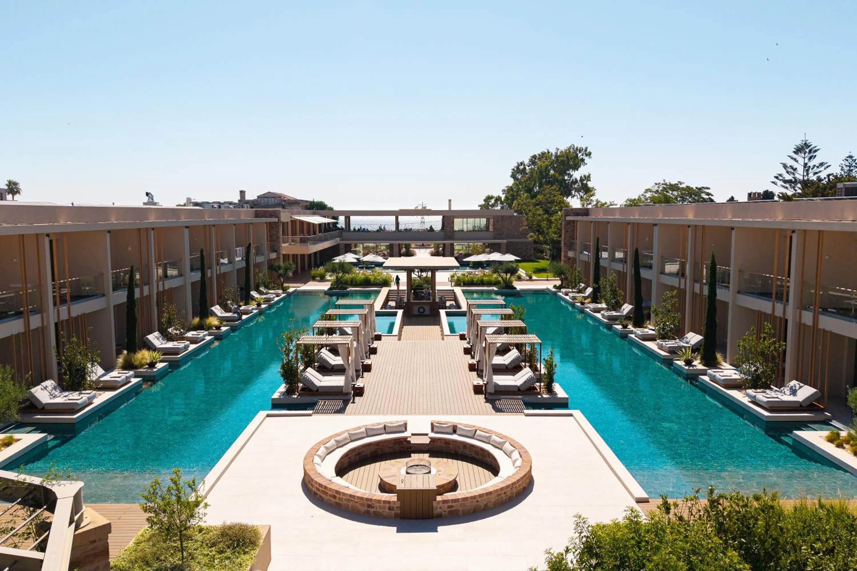 Swimming pool in Royal Pearl Island Chios Hotel and Spa