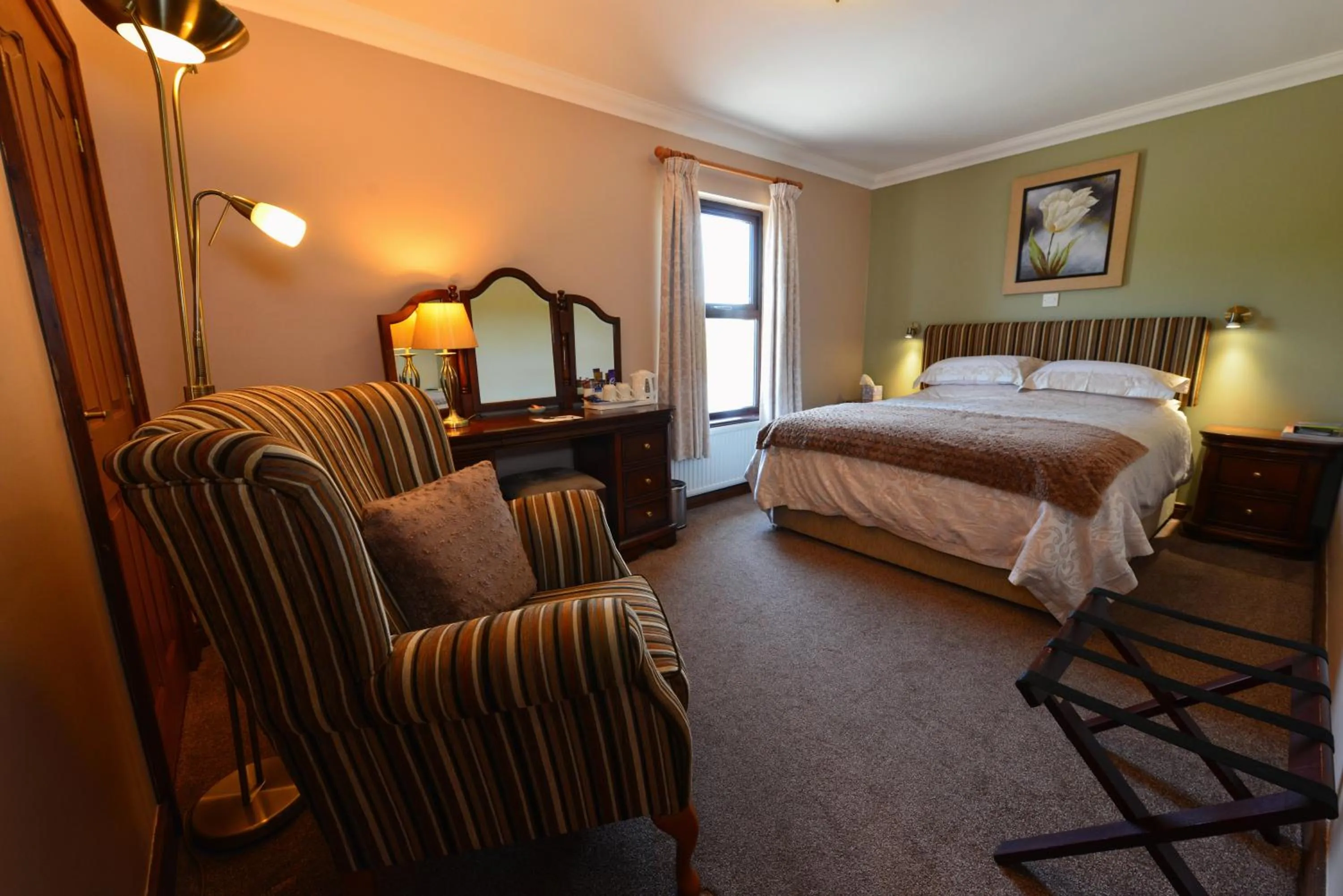 Bed in Corrigans Shore House