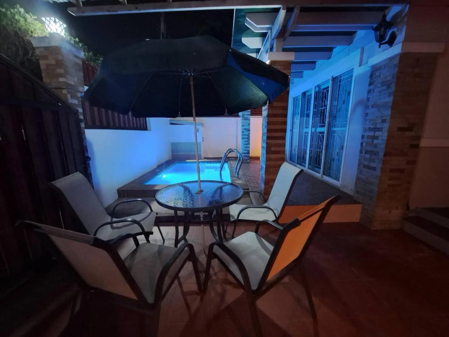 Patio in Jacuzzi Pool Villa