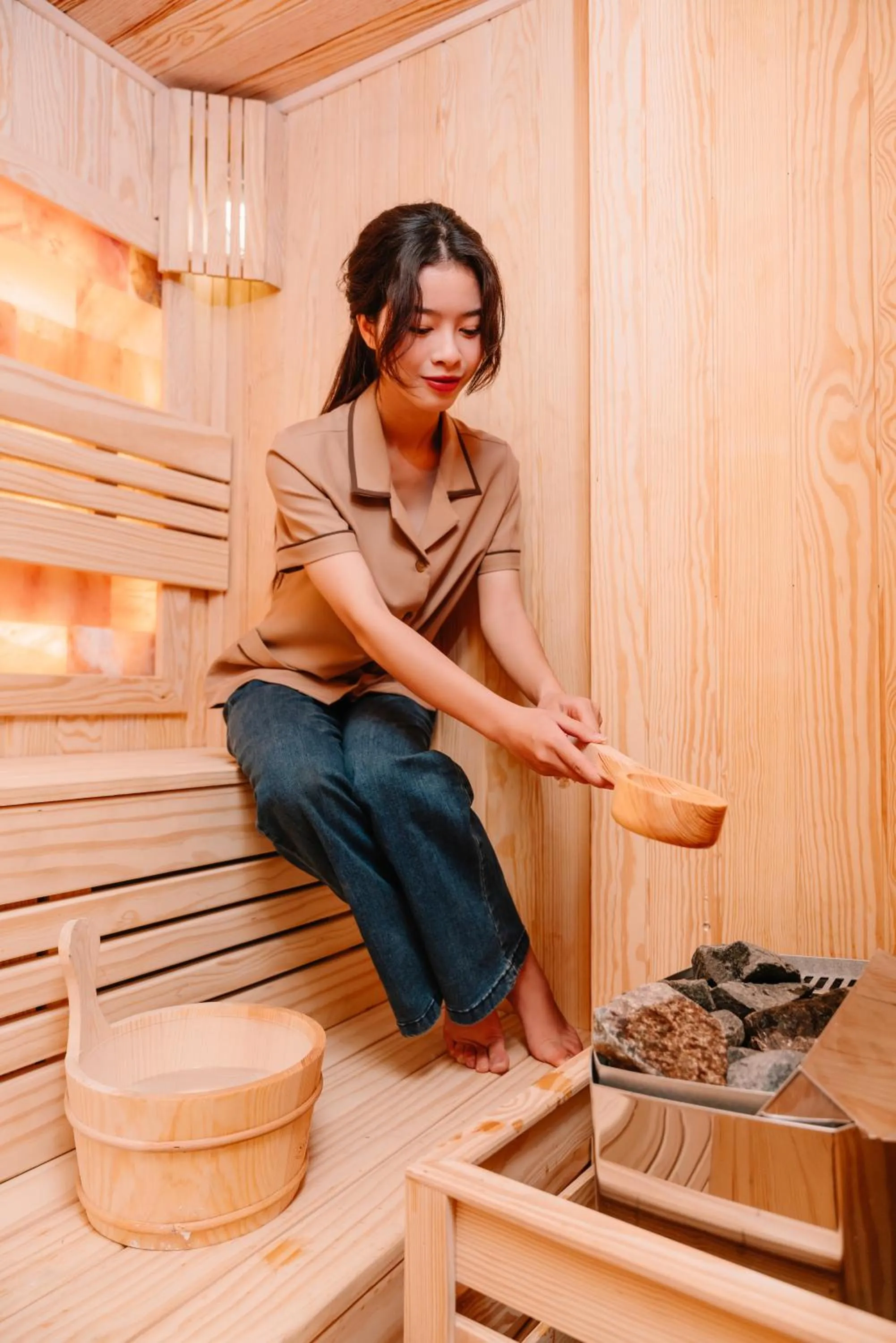 Sauna in Diamond Hotel