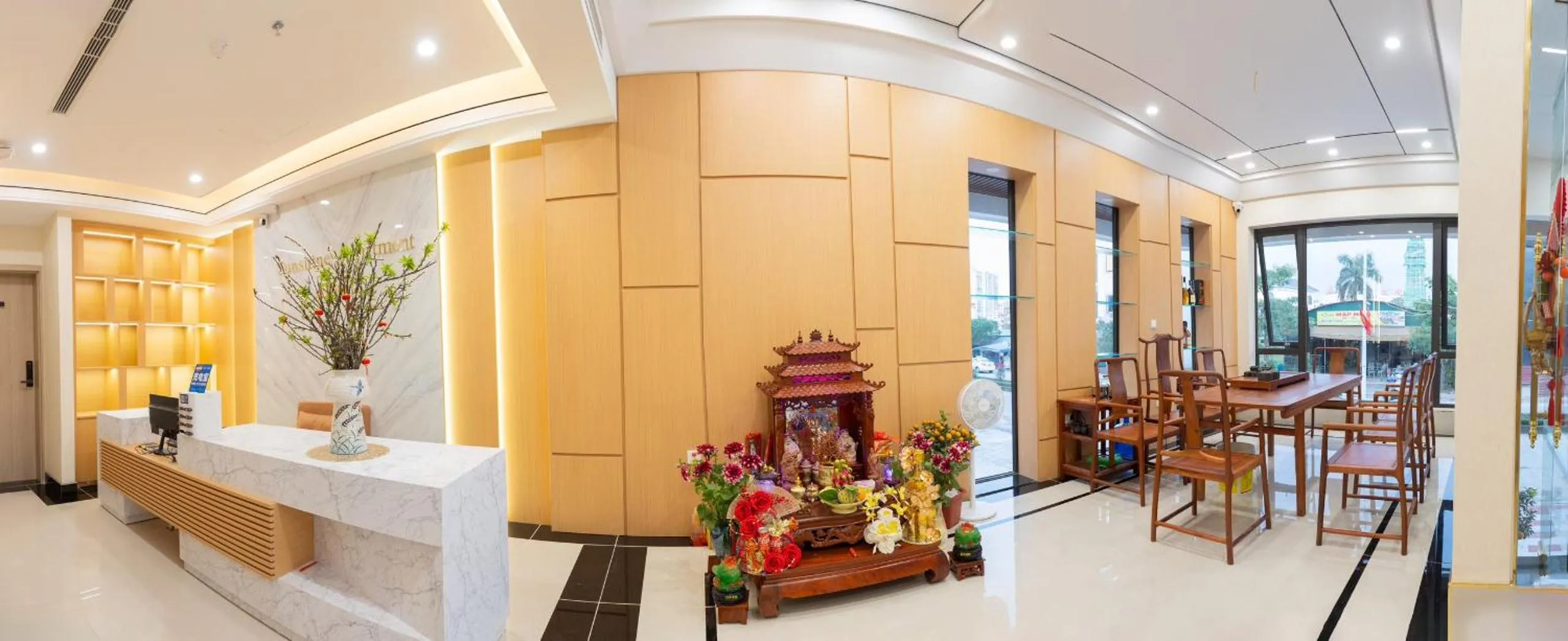 Seating area in Sunshine Apartment Hotel