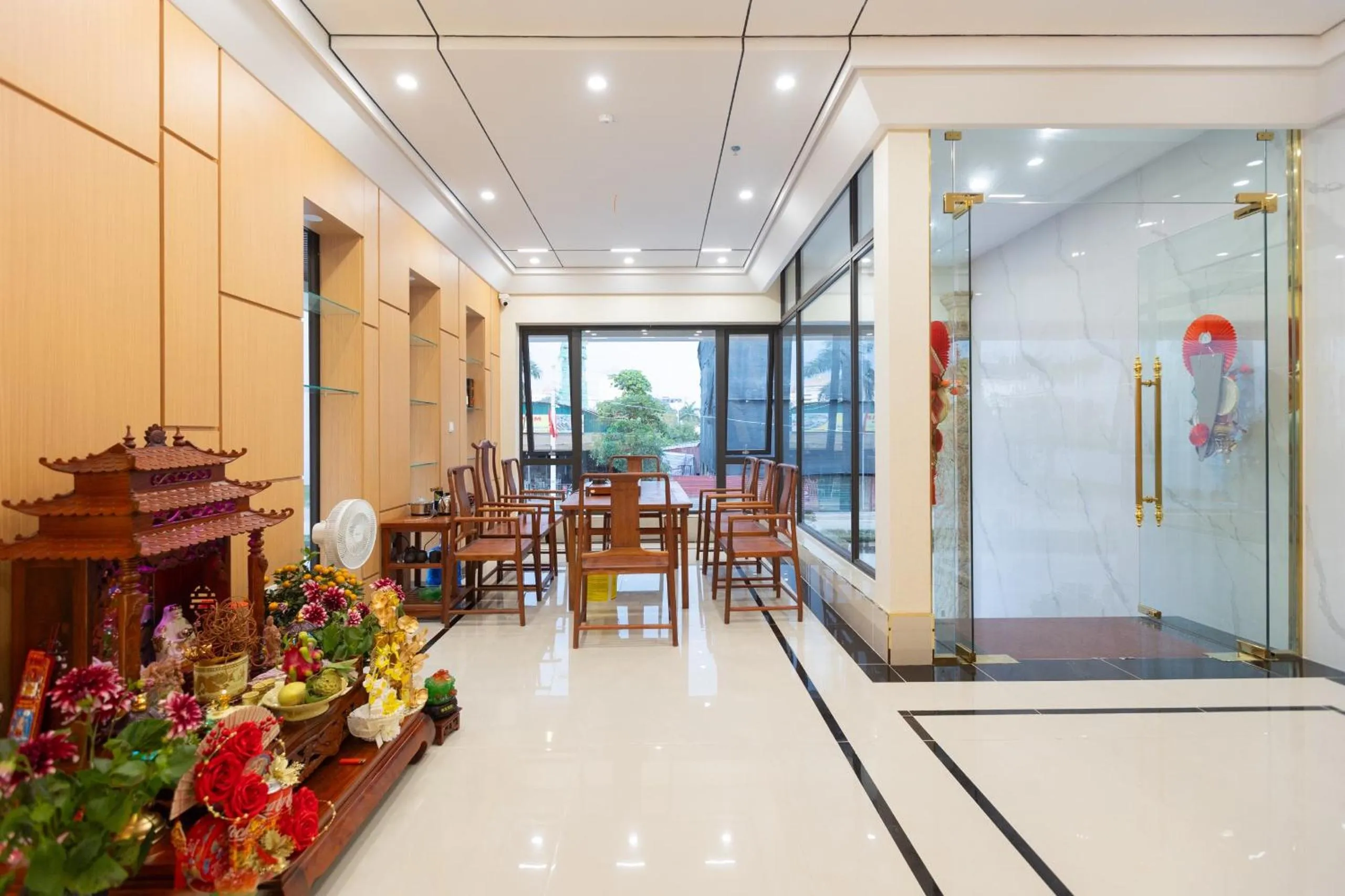 Seating area in Sunshine Apartment Hotel