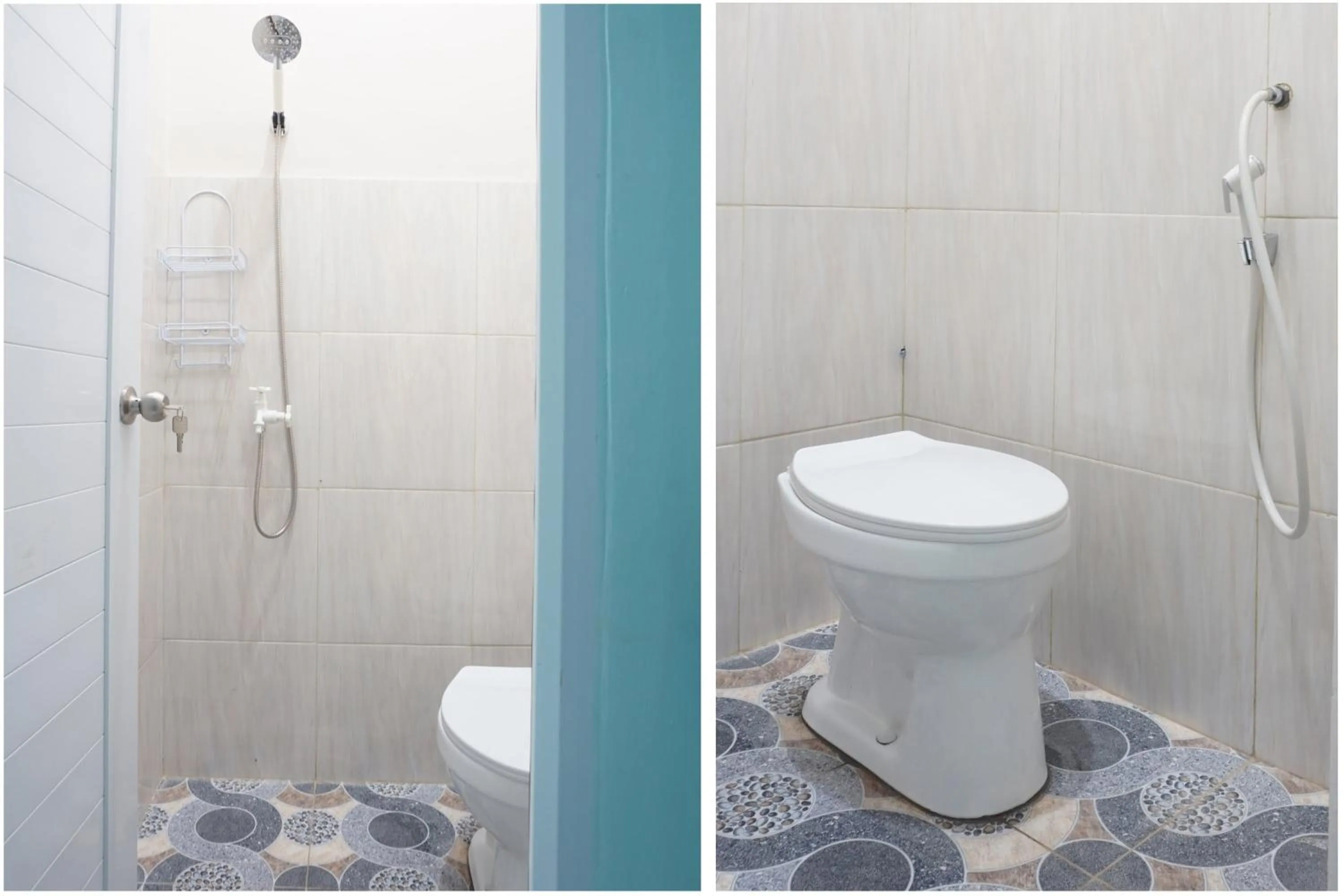 Bathroom in Hotel O Guest House Riharti Syariah