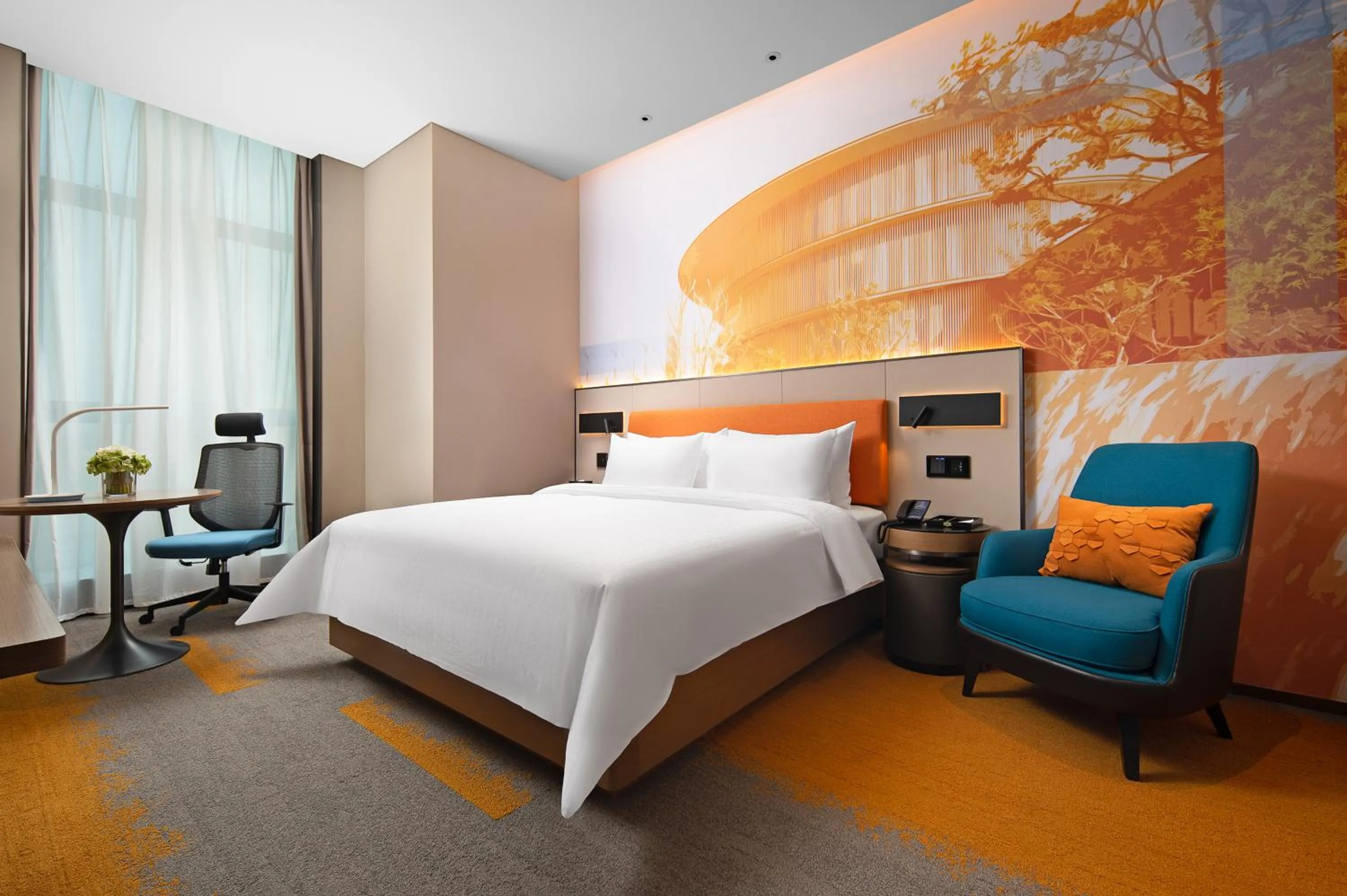 Photo of the whole room, Bed in Hampton by Hilton Foshan Shunde Beijiao