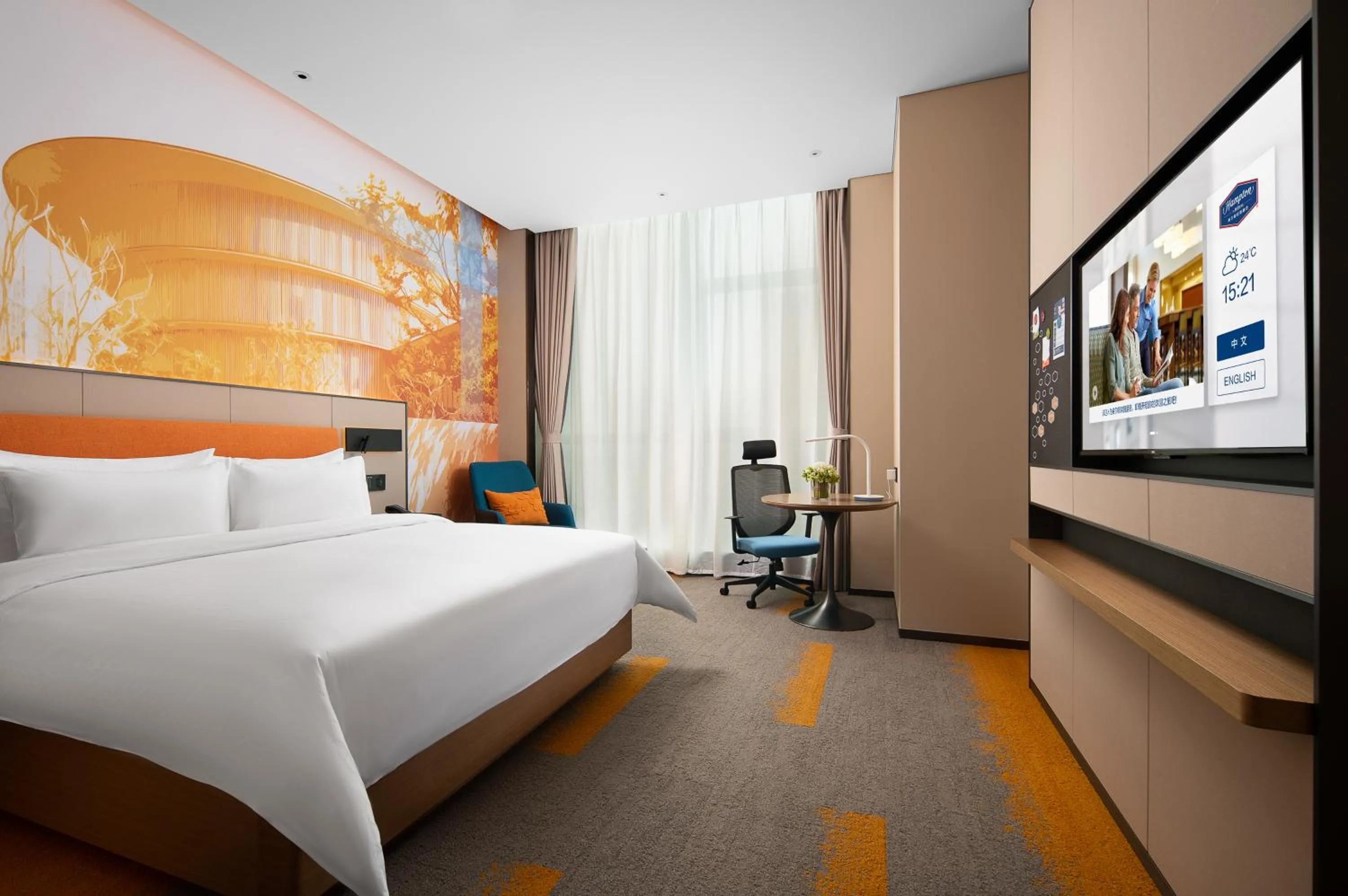 City view, Bed in Hampton by Hilton Foshan Shunde Beijiao