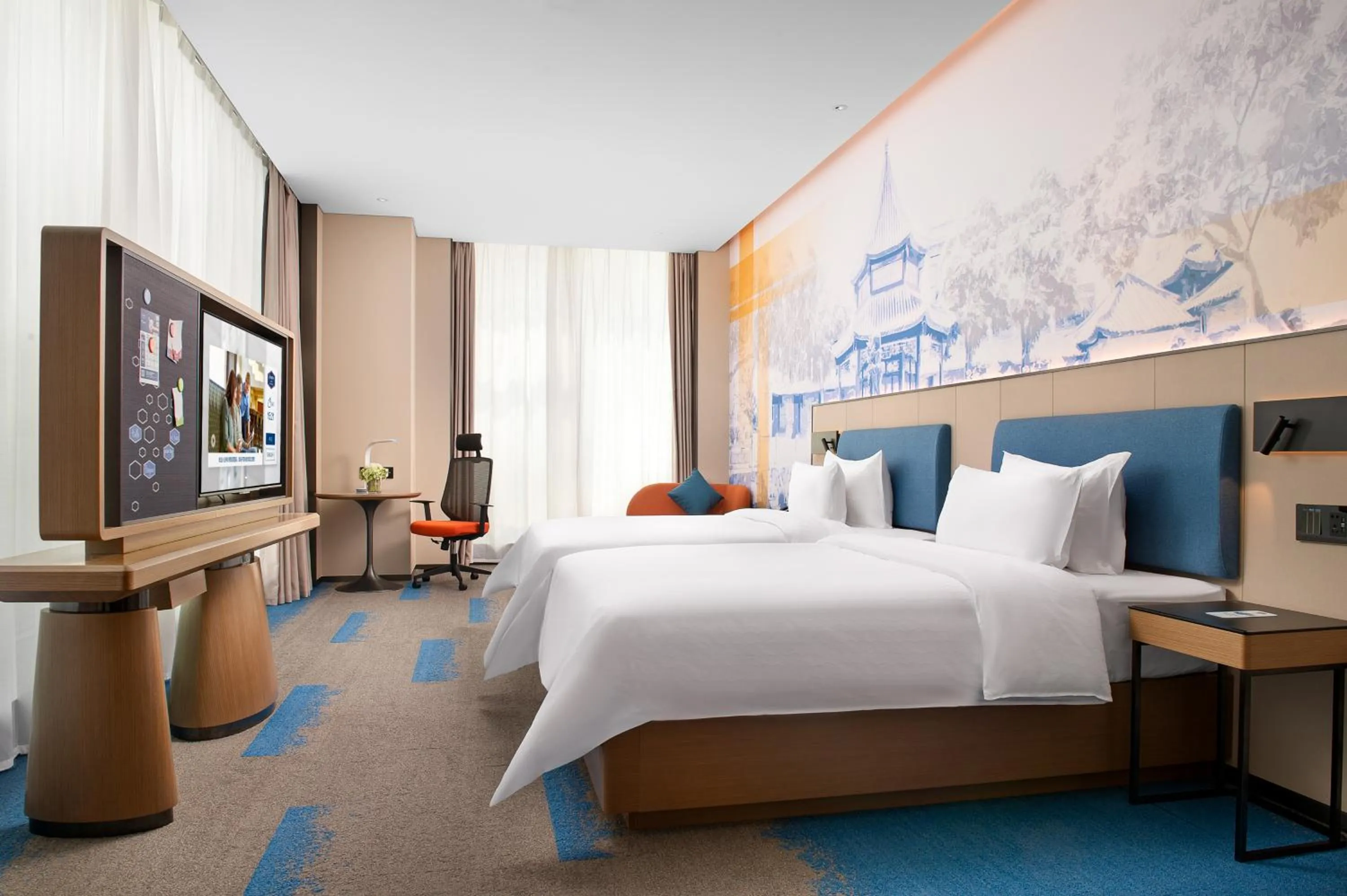 Photo of the whole room, Bed in Hampton by Hilton Foshan Shunde Beijiao