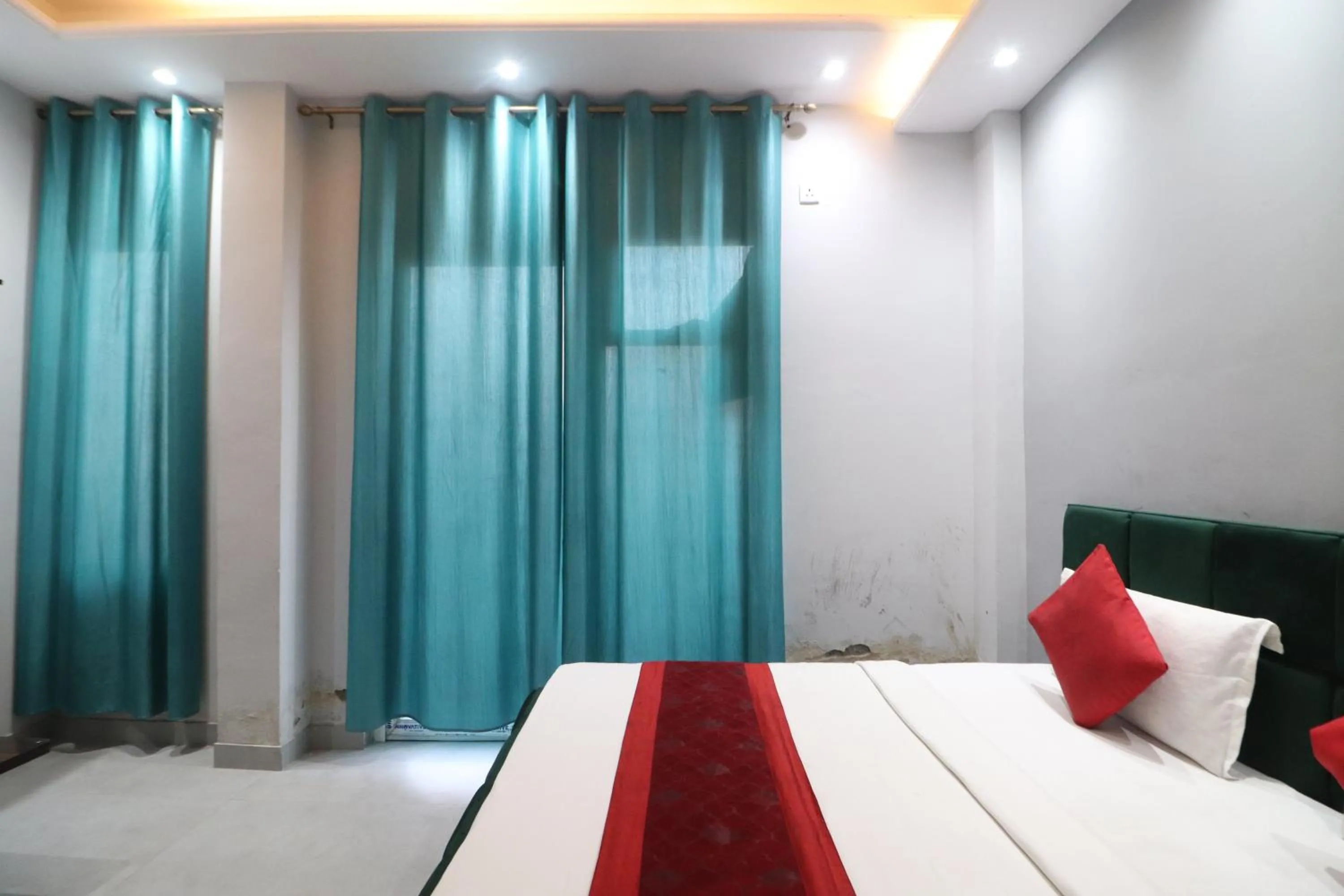 Photo of the whole room, Bed in Twamev couple Friendly Rajouri garden by The Arrow