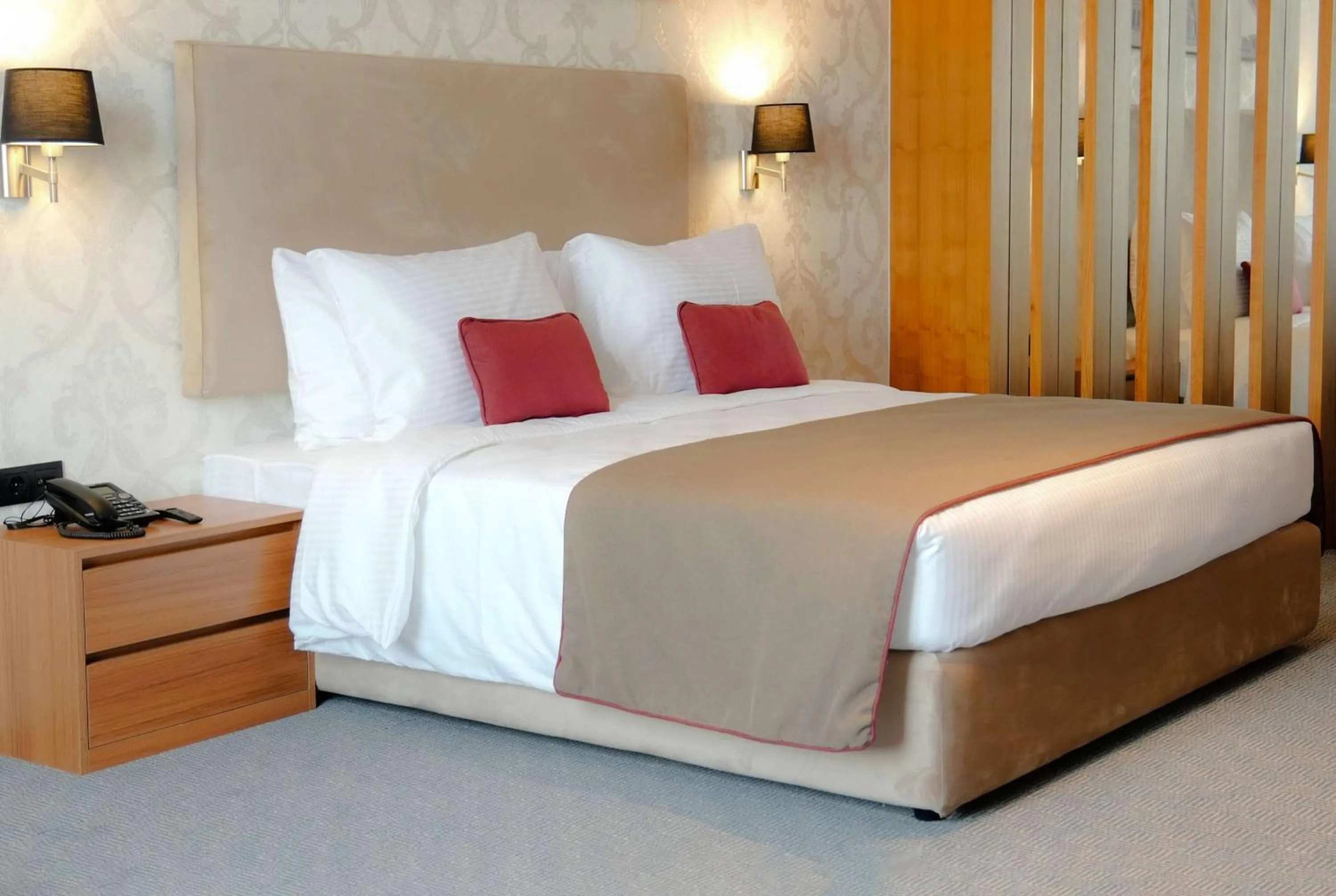 Photo of the whole room, Bed in Ramada Hotel & Suites by Wyndham Erbil 32 Park