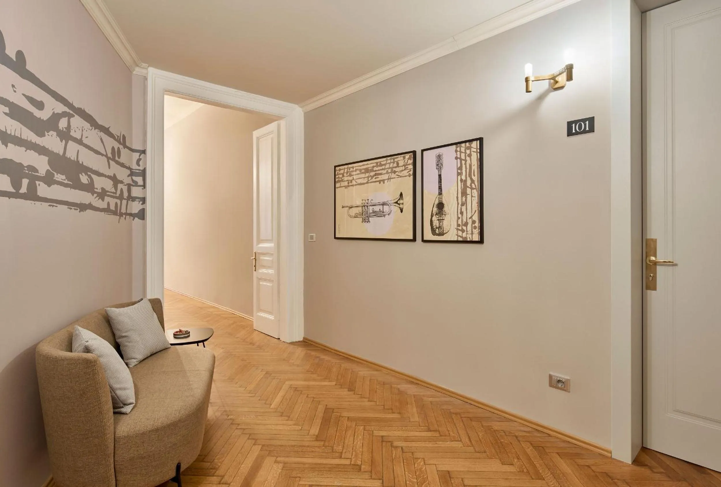 Decorative detail in URBANAUTS BELETAGES Sonata