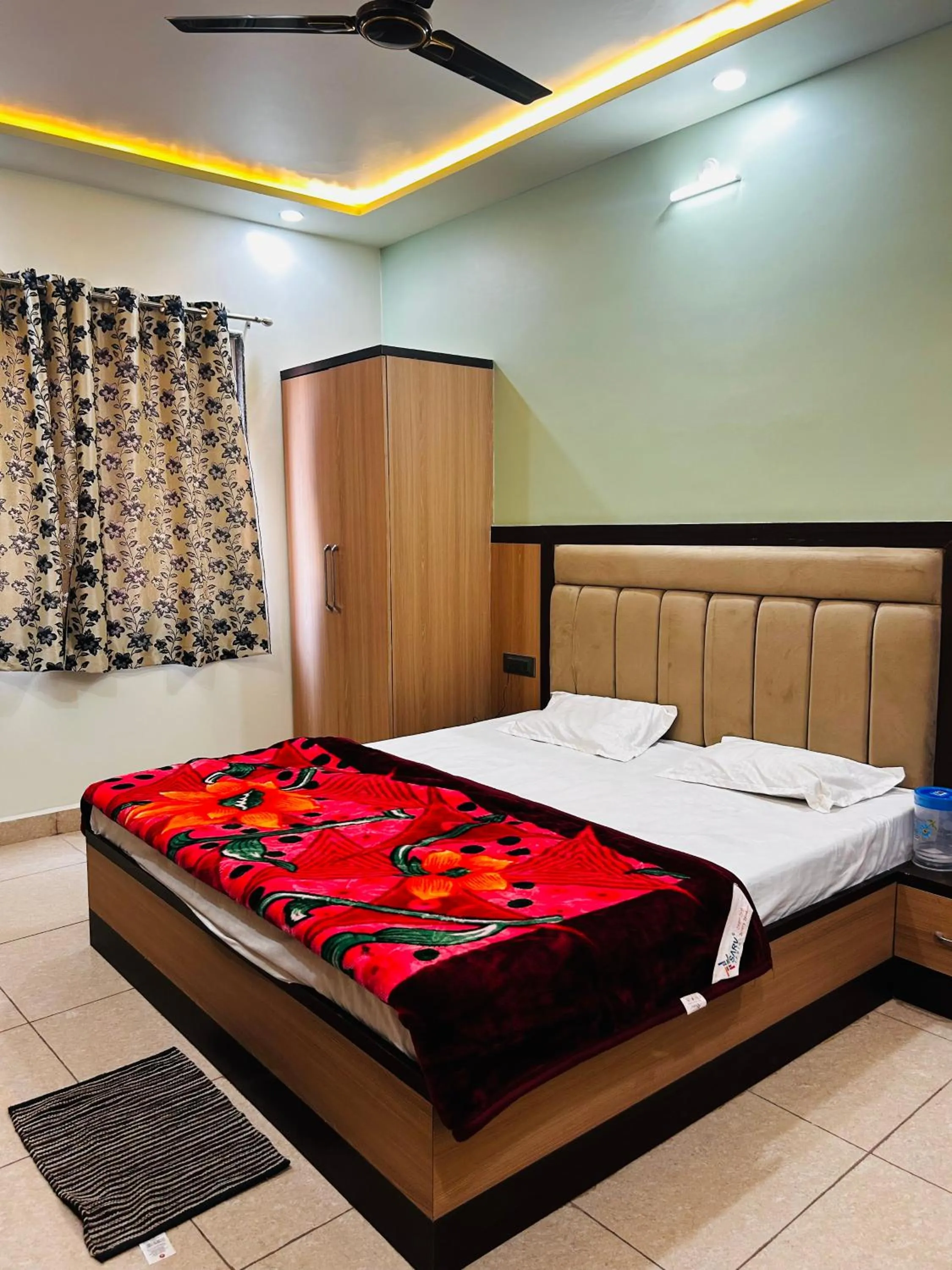 Bedroom, Bed in Saraswati Dhaam