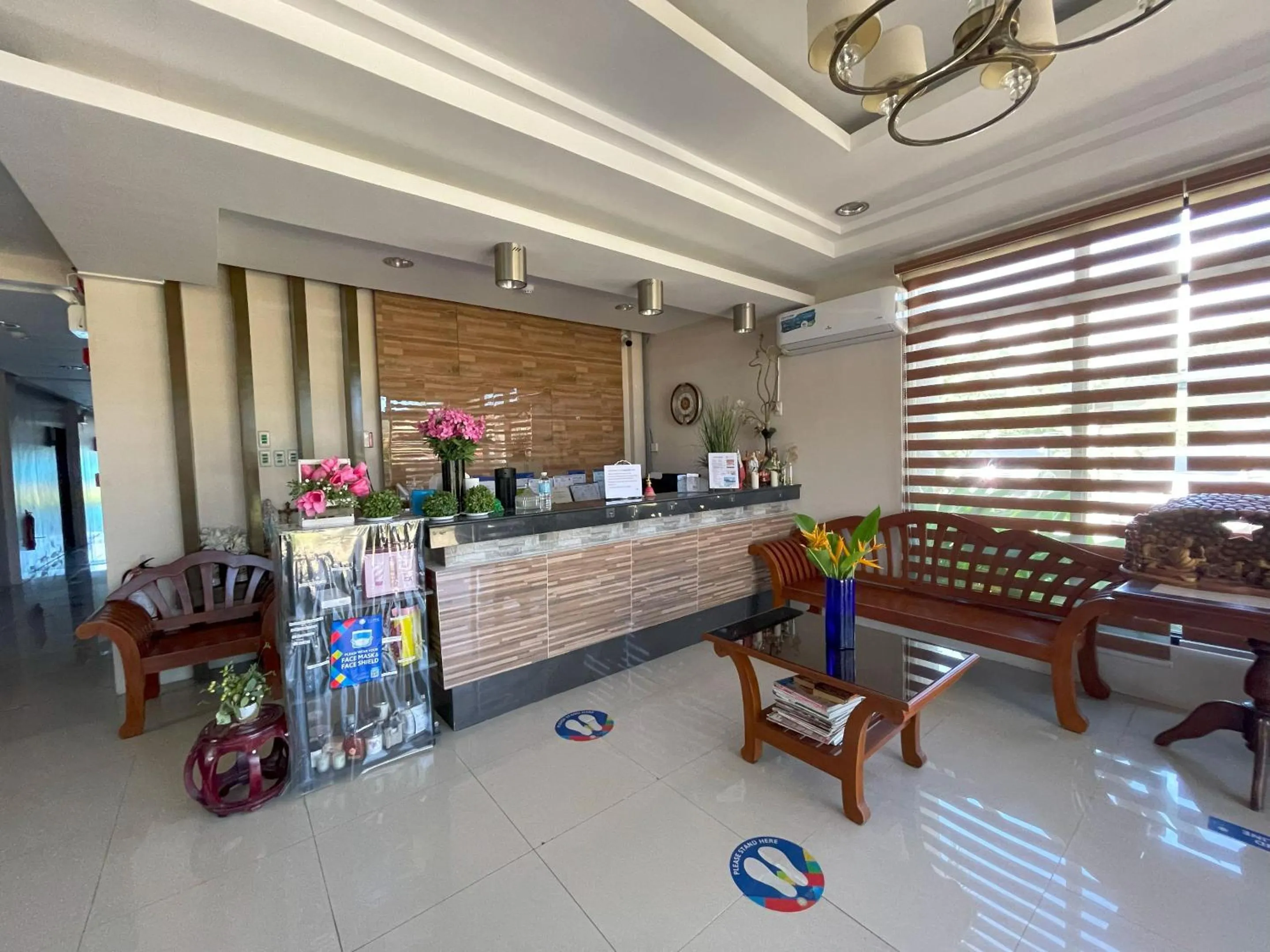 Lobby or reception in Argao Seabreeze Hotel powered by Cocotel