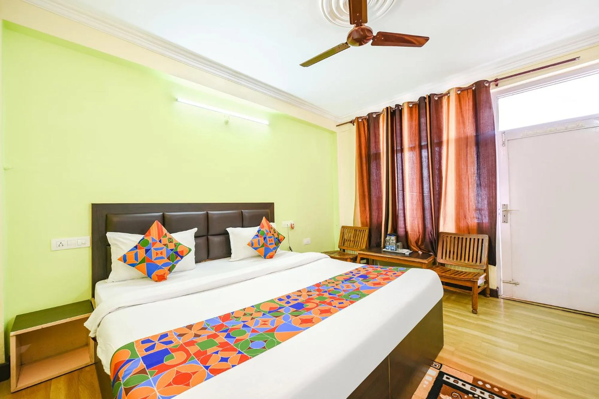 Bed in FabHotel Annapurna