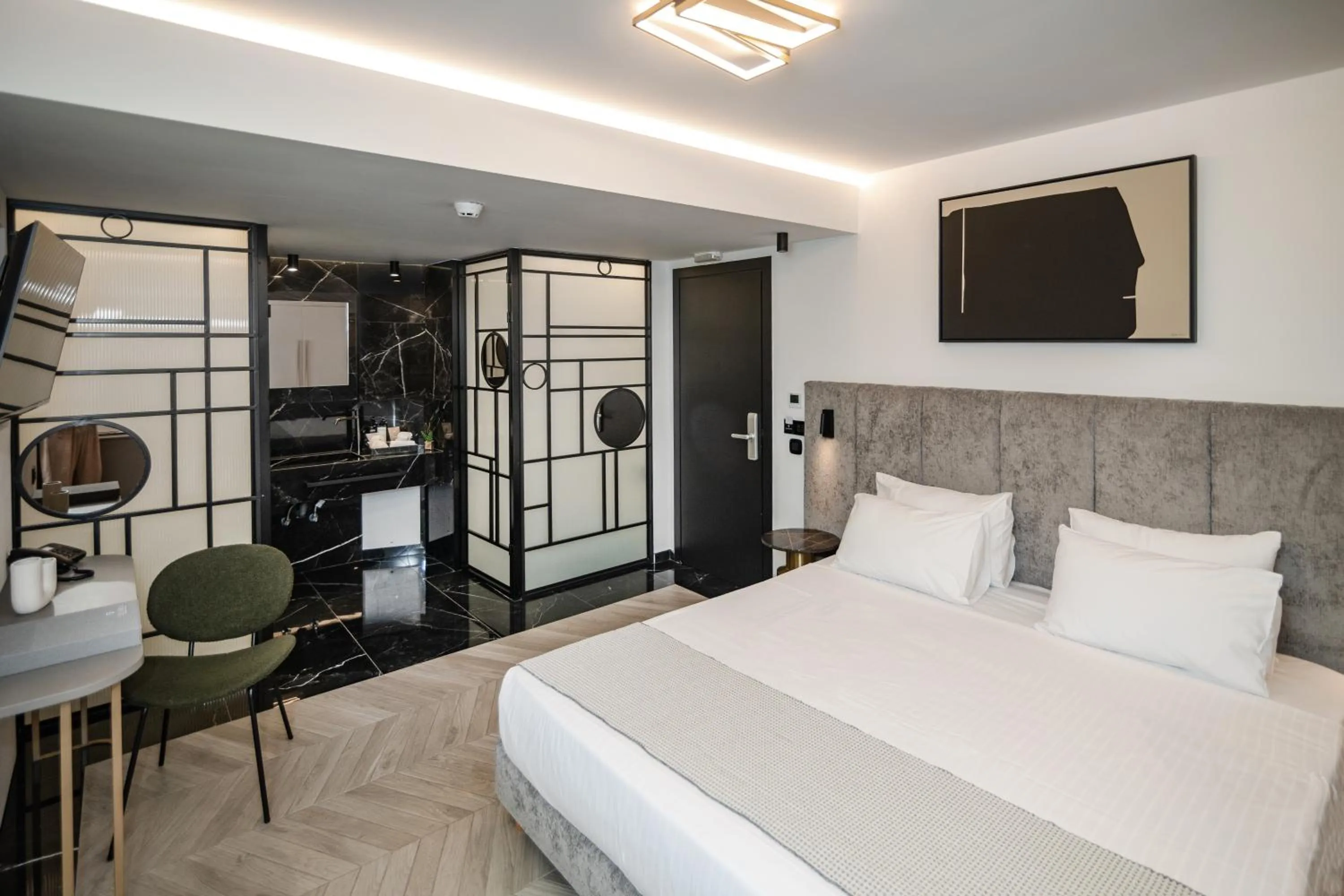 Bedroom, Bed in Esse Athens