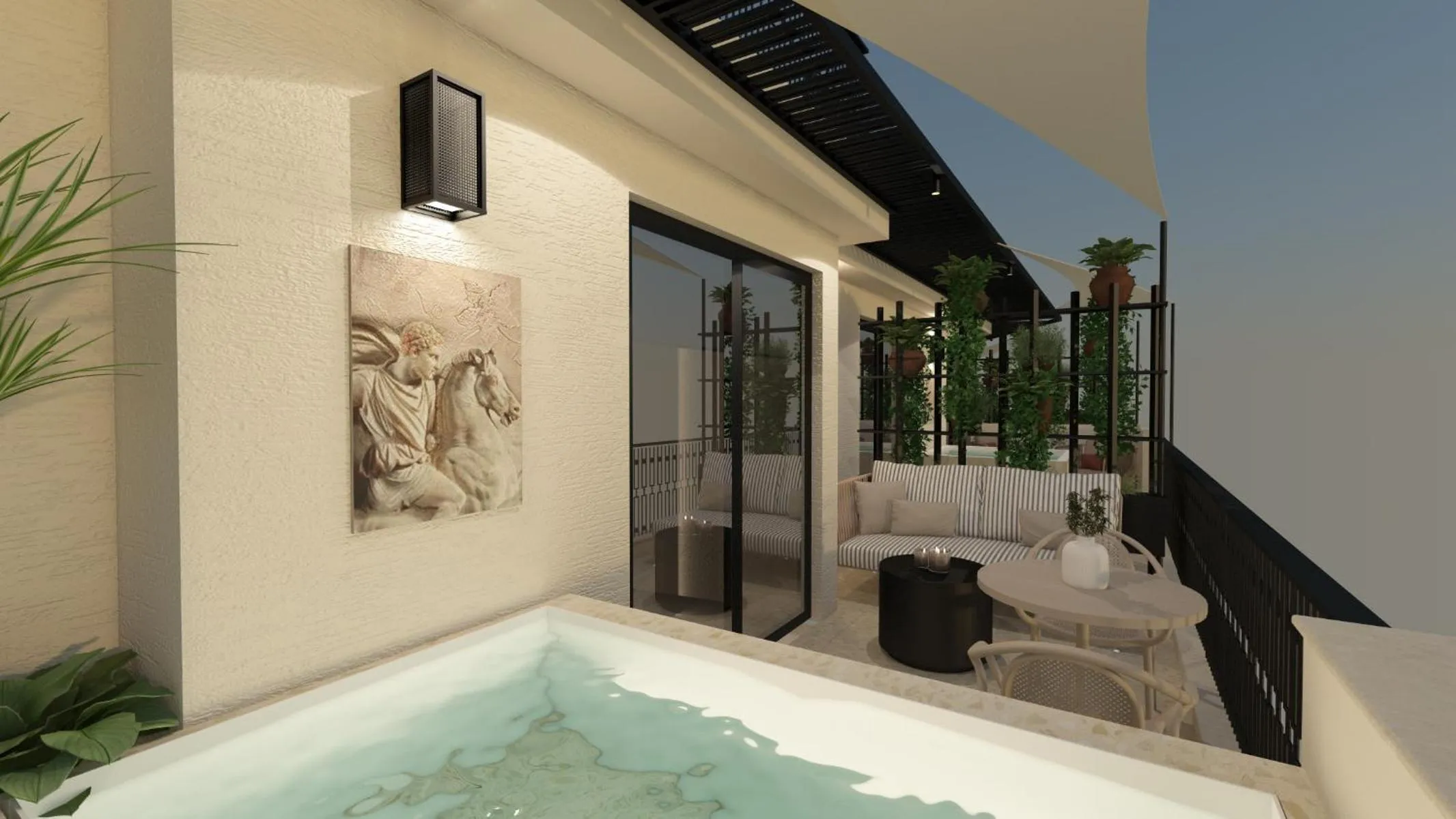 Hot Tub in Esse Athens