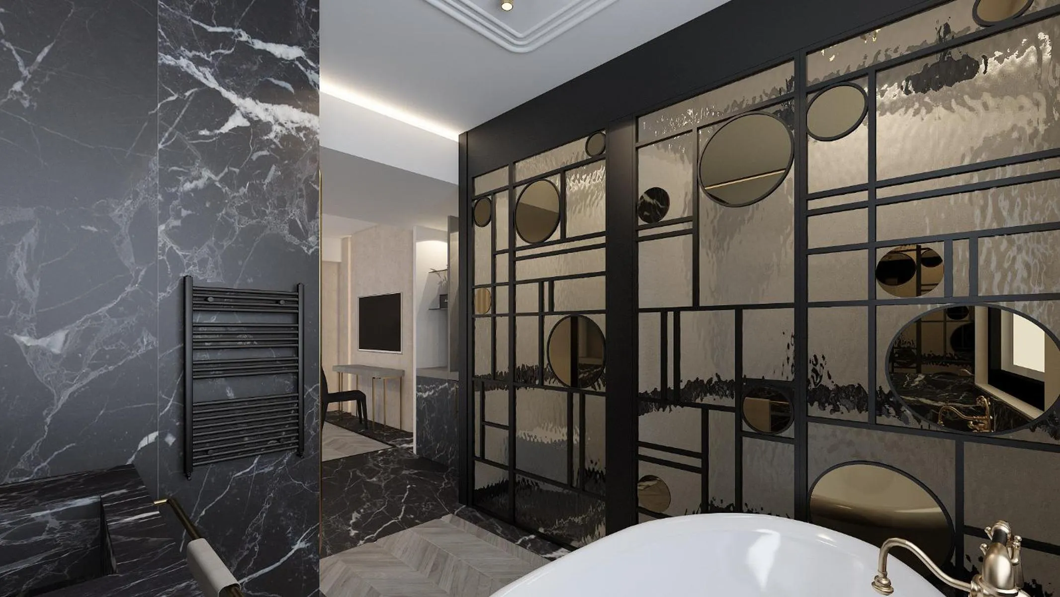 Bathroom in Esse Athens