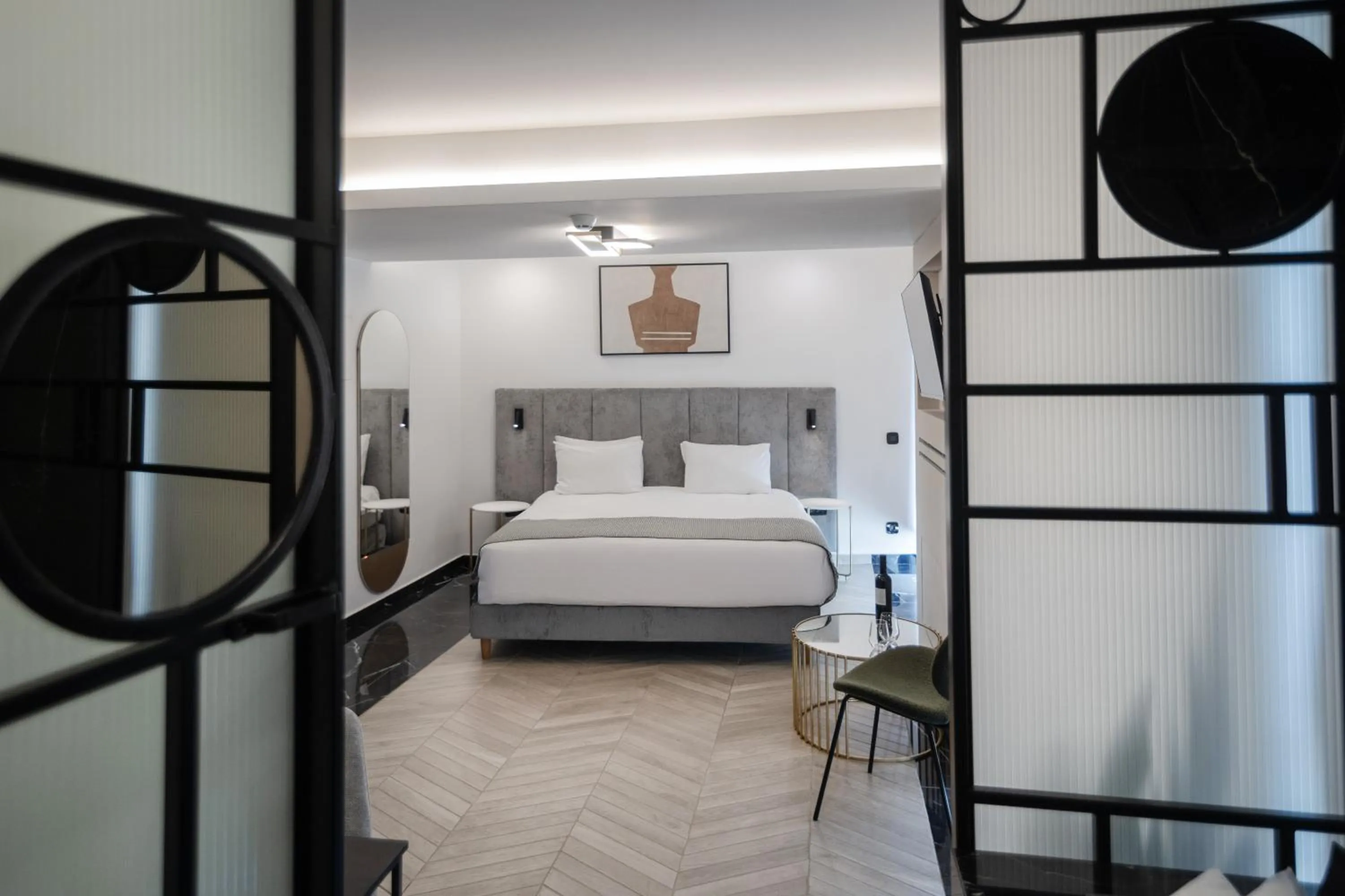 Bedroom, Bed in Esse Athens
