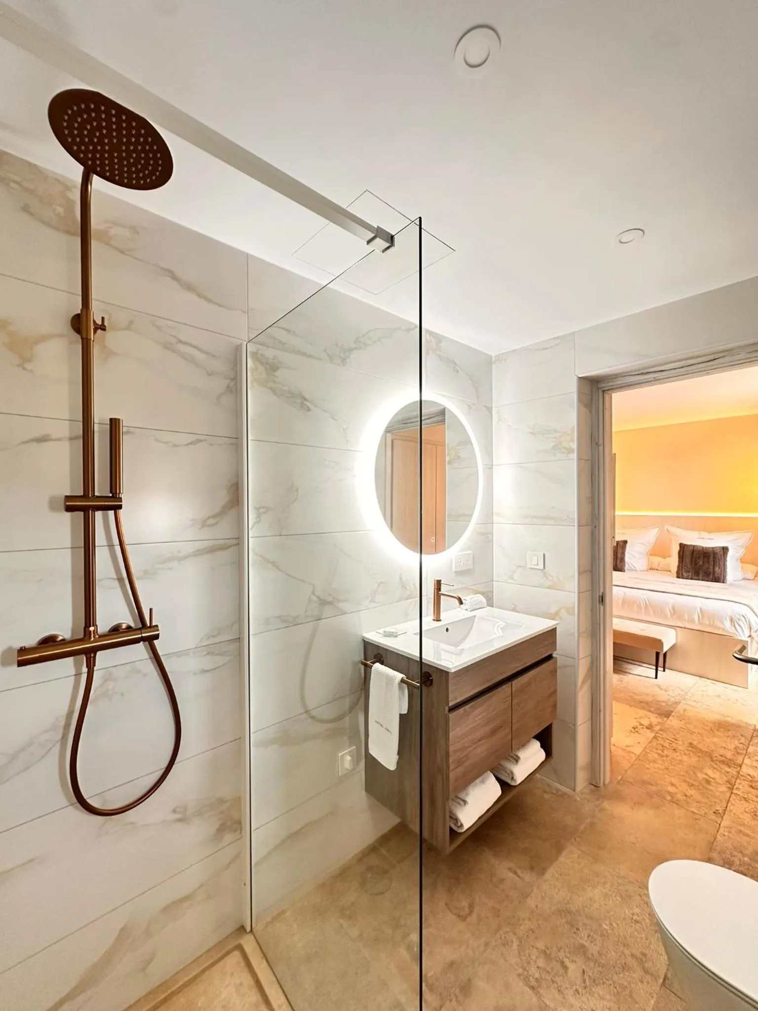 Bed in AlliOli Boutique Hotel Spa