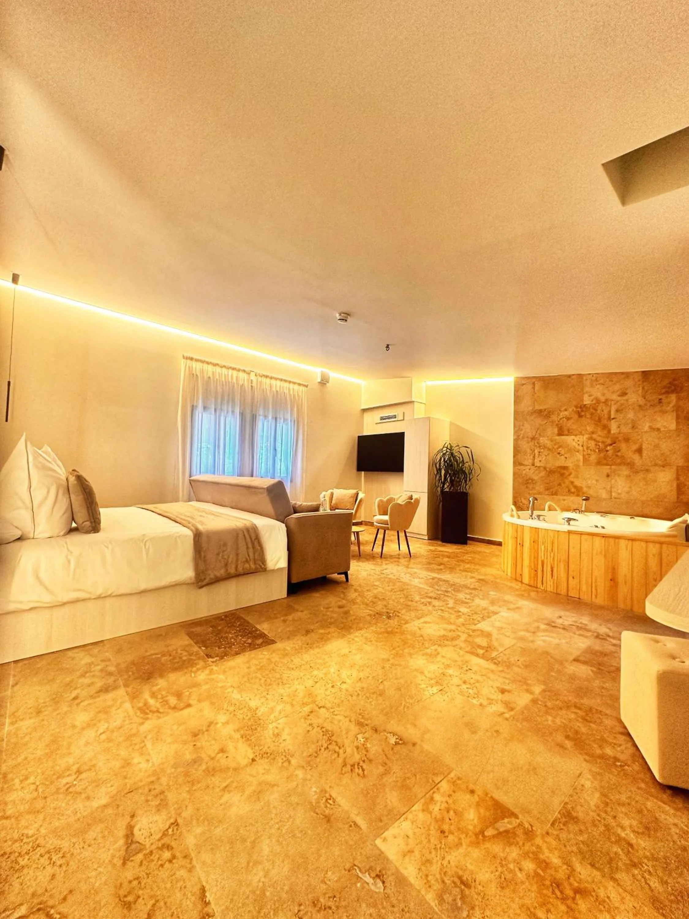 Bed in AlliOli Boutique Hotel Spa