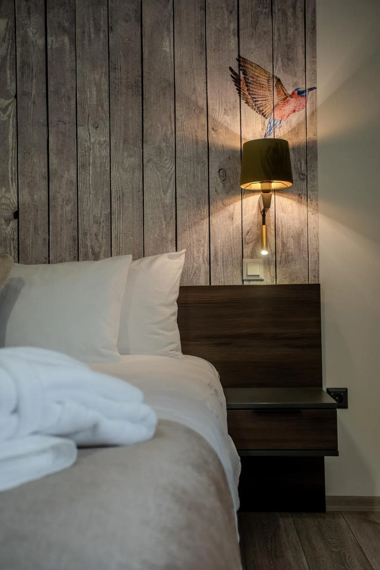 Bed in Hotel Golden Palace