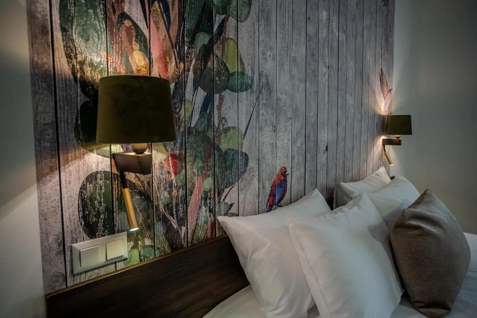 Bed in Hotel Golden Palace