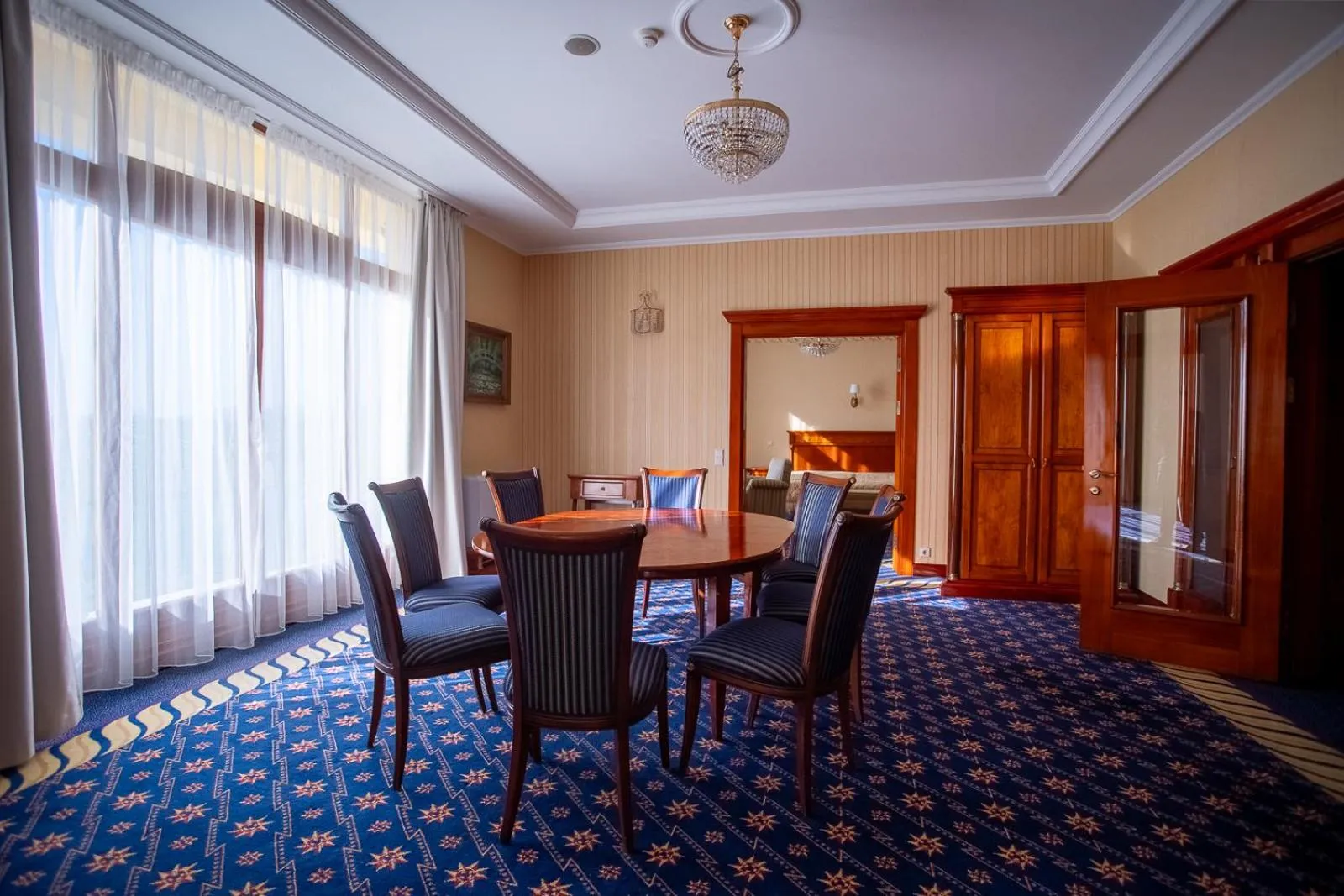 Dining area in Hotel Golden Palace