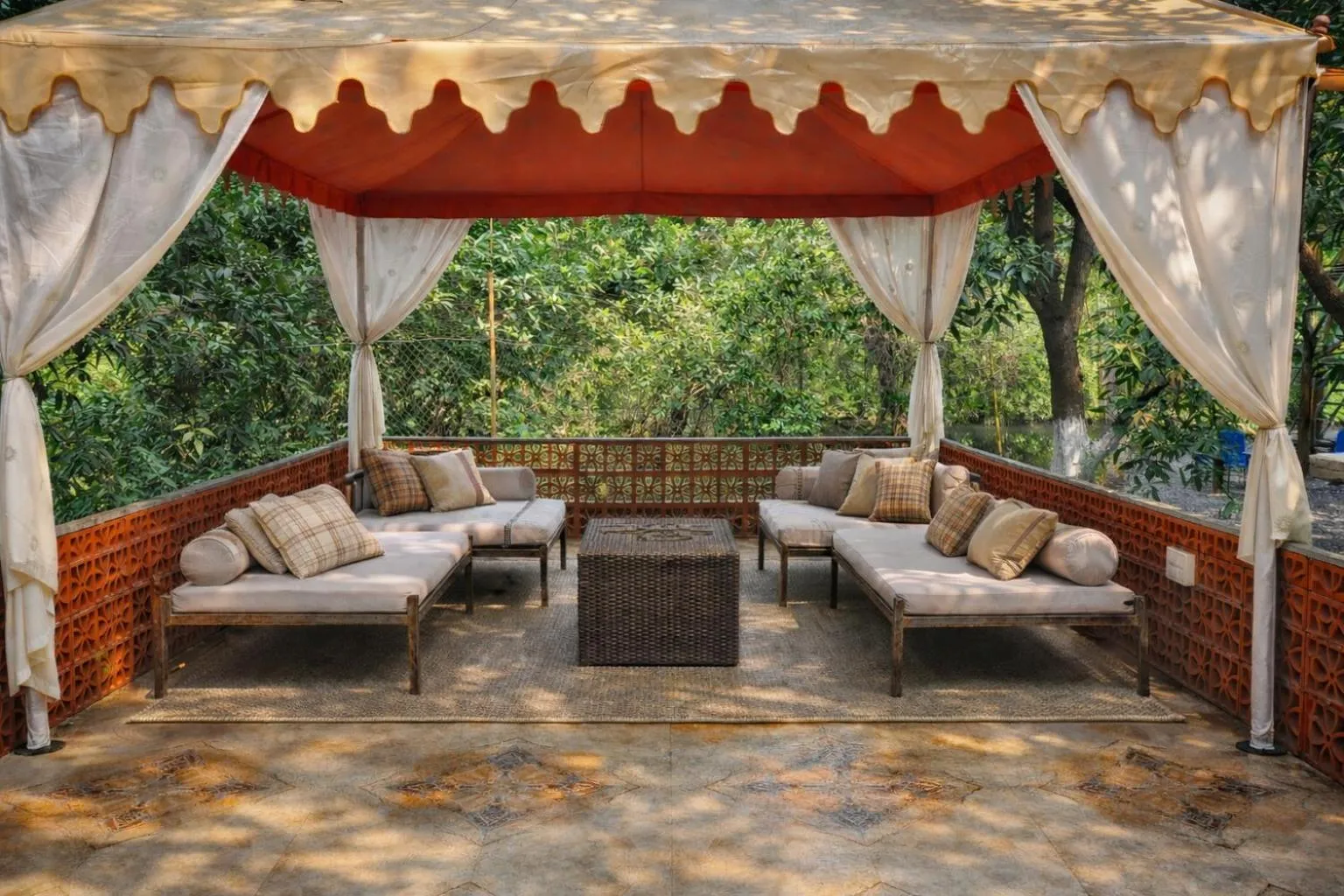 Seating area in Brook Ville