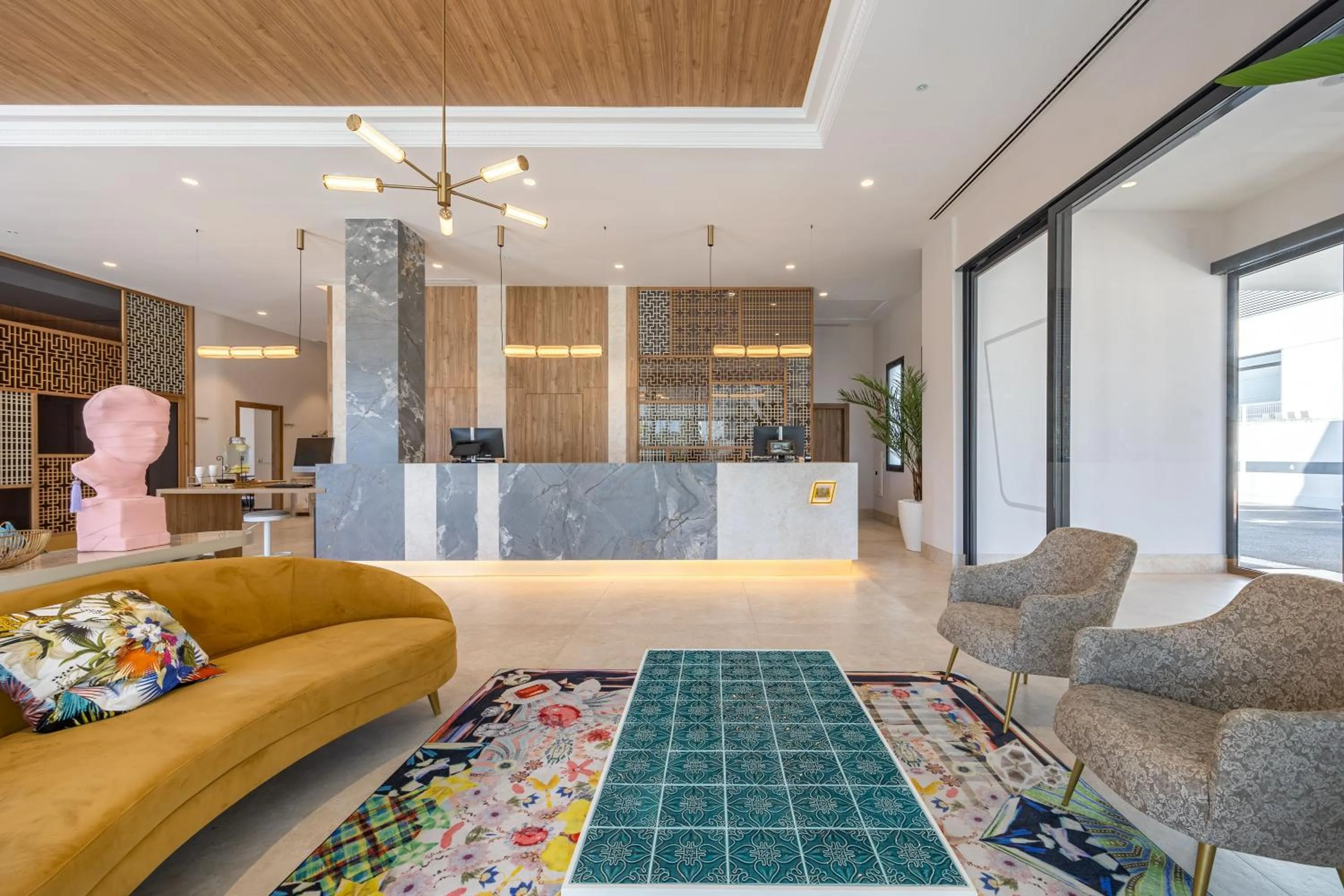Lobby or reception in ASA Hotel La Marina