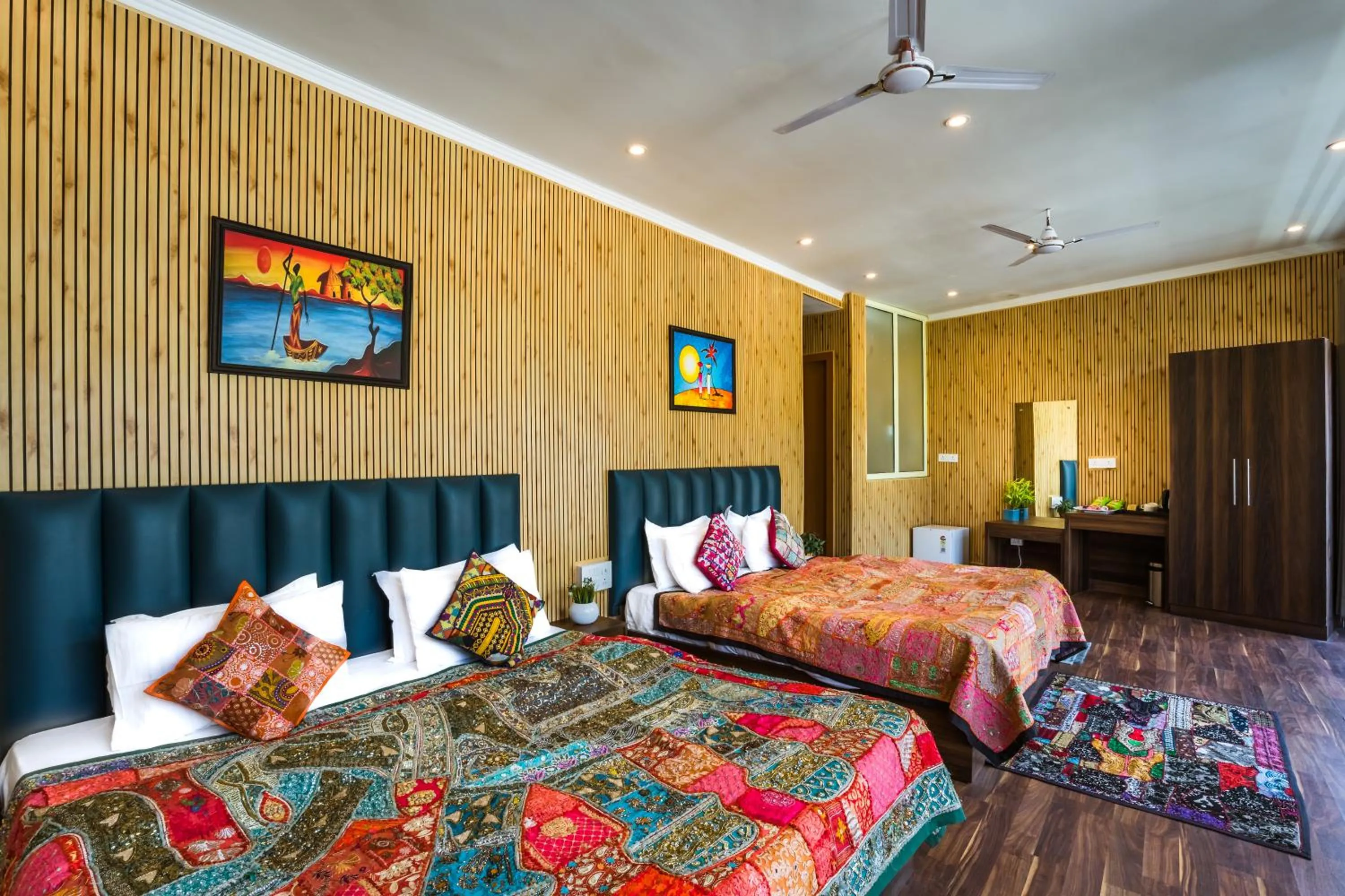 Photo of the whole room, Bed in Tripli Hotels Ayushman Retreat