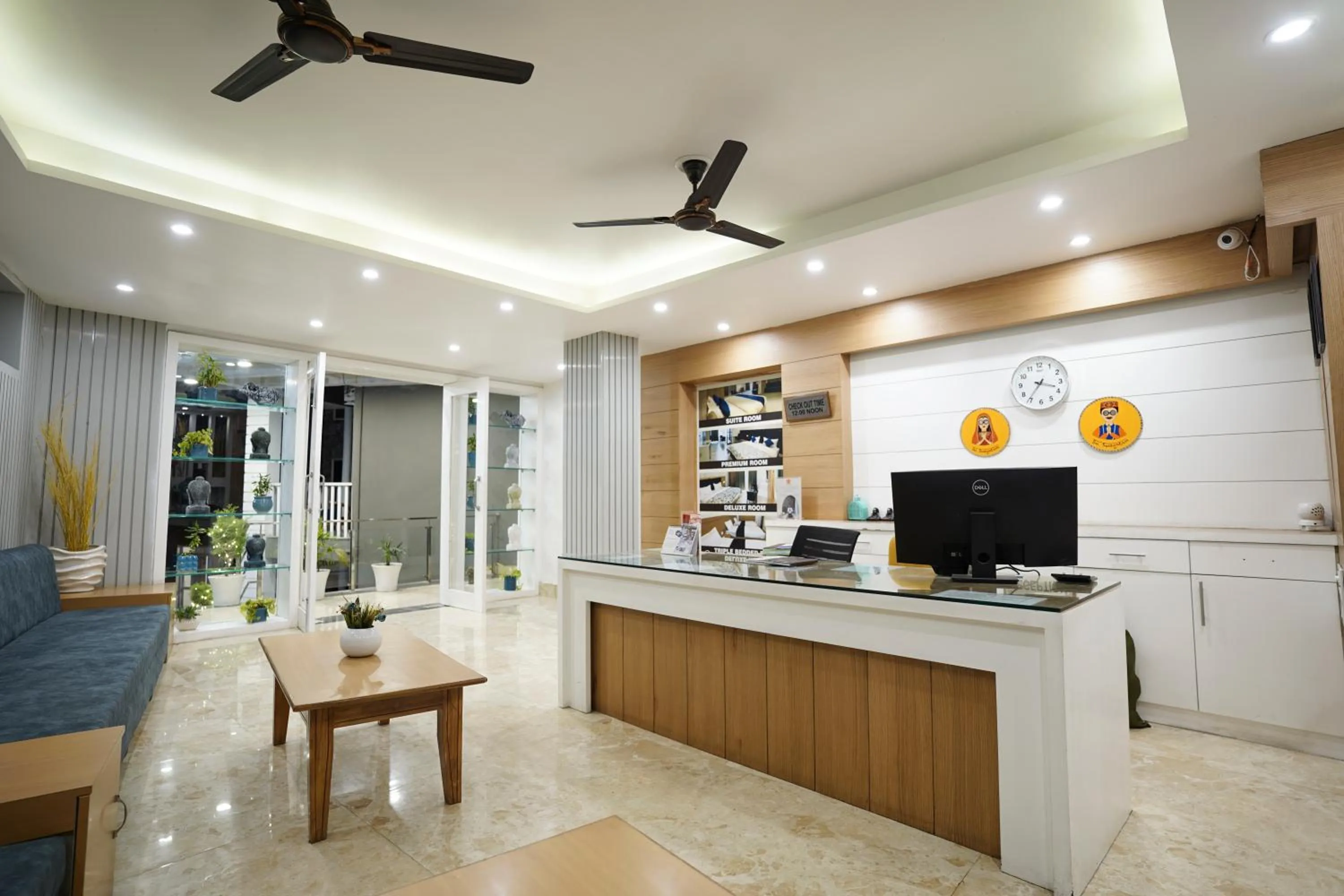 Lobby or reception in Tripli Hotels Ayushman Retreat