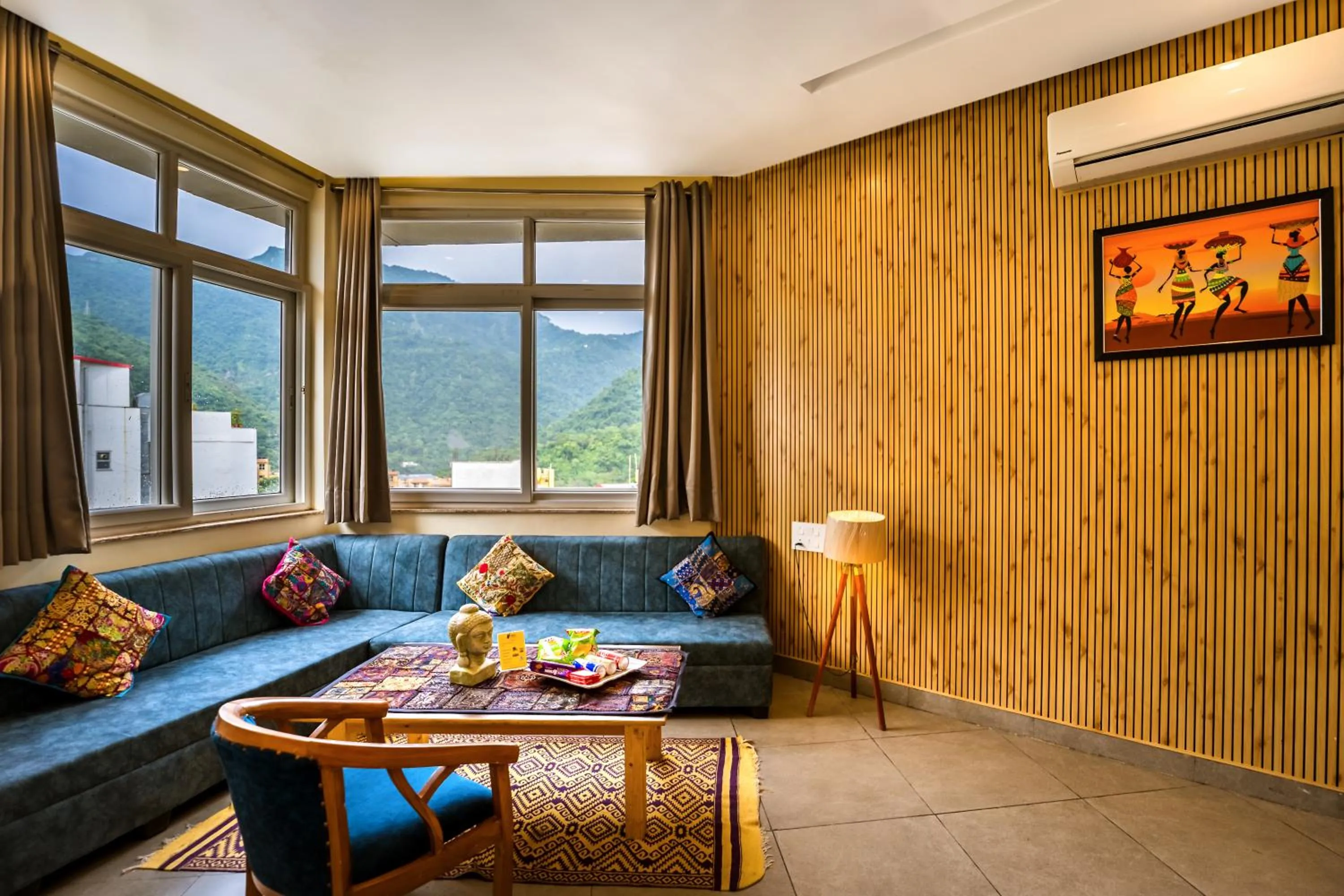 Seating area in Tripli Hotels Ayushman Retreat