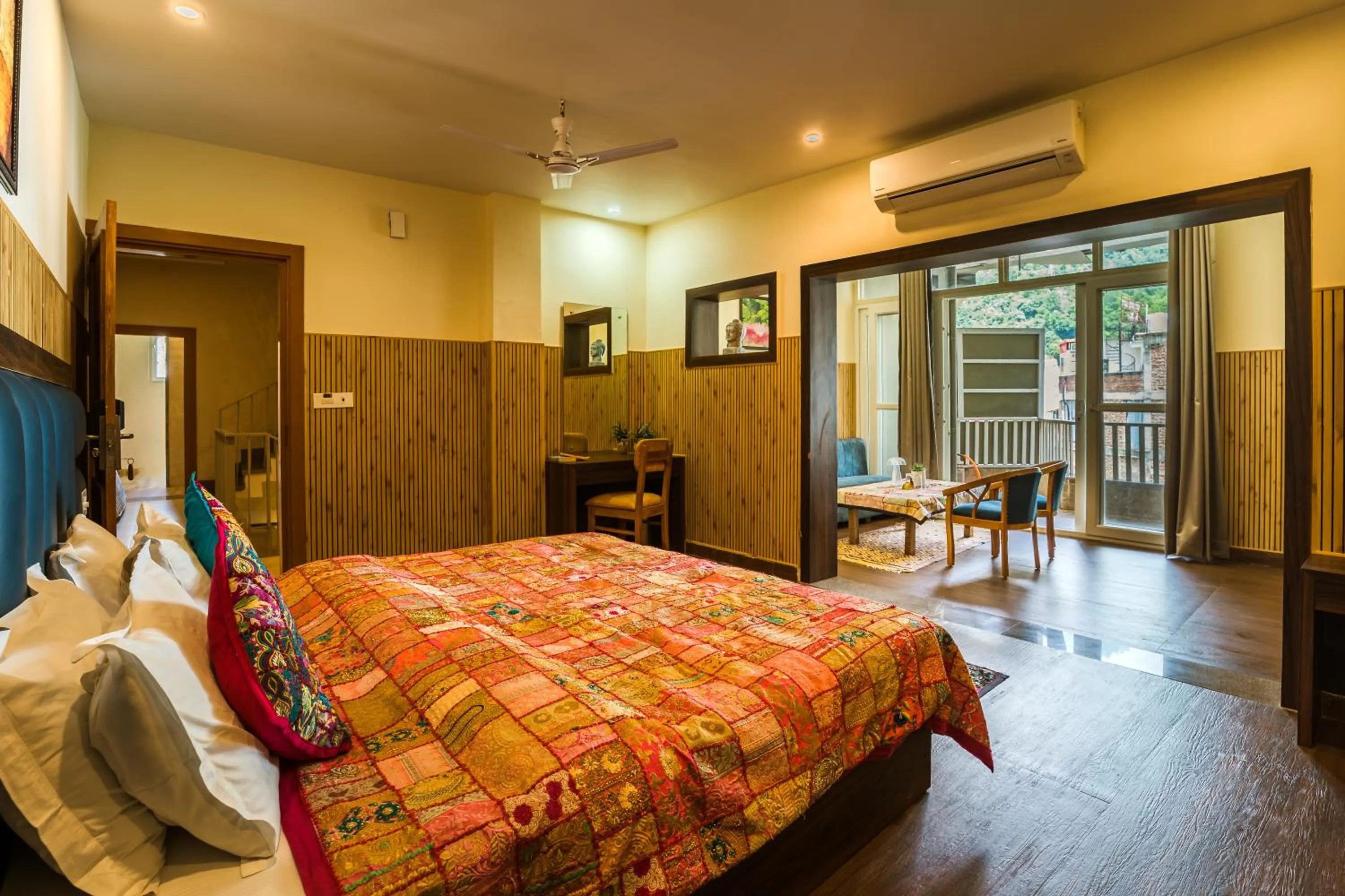 Photo of the whole room, Bed in Tripli Hotels Ayushman Retreat