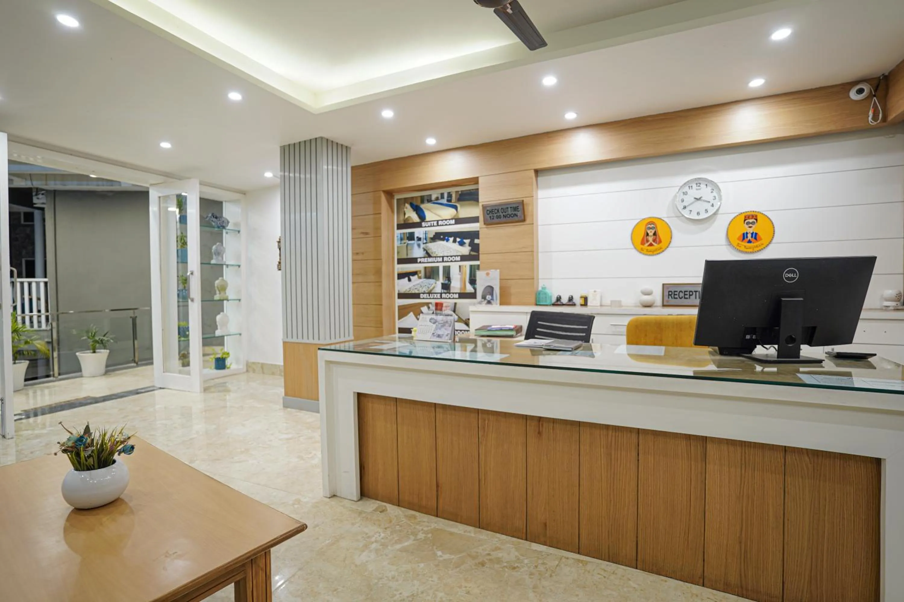 Lobby or reception in Tripli Hotels Ayushman Retreat