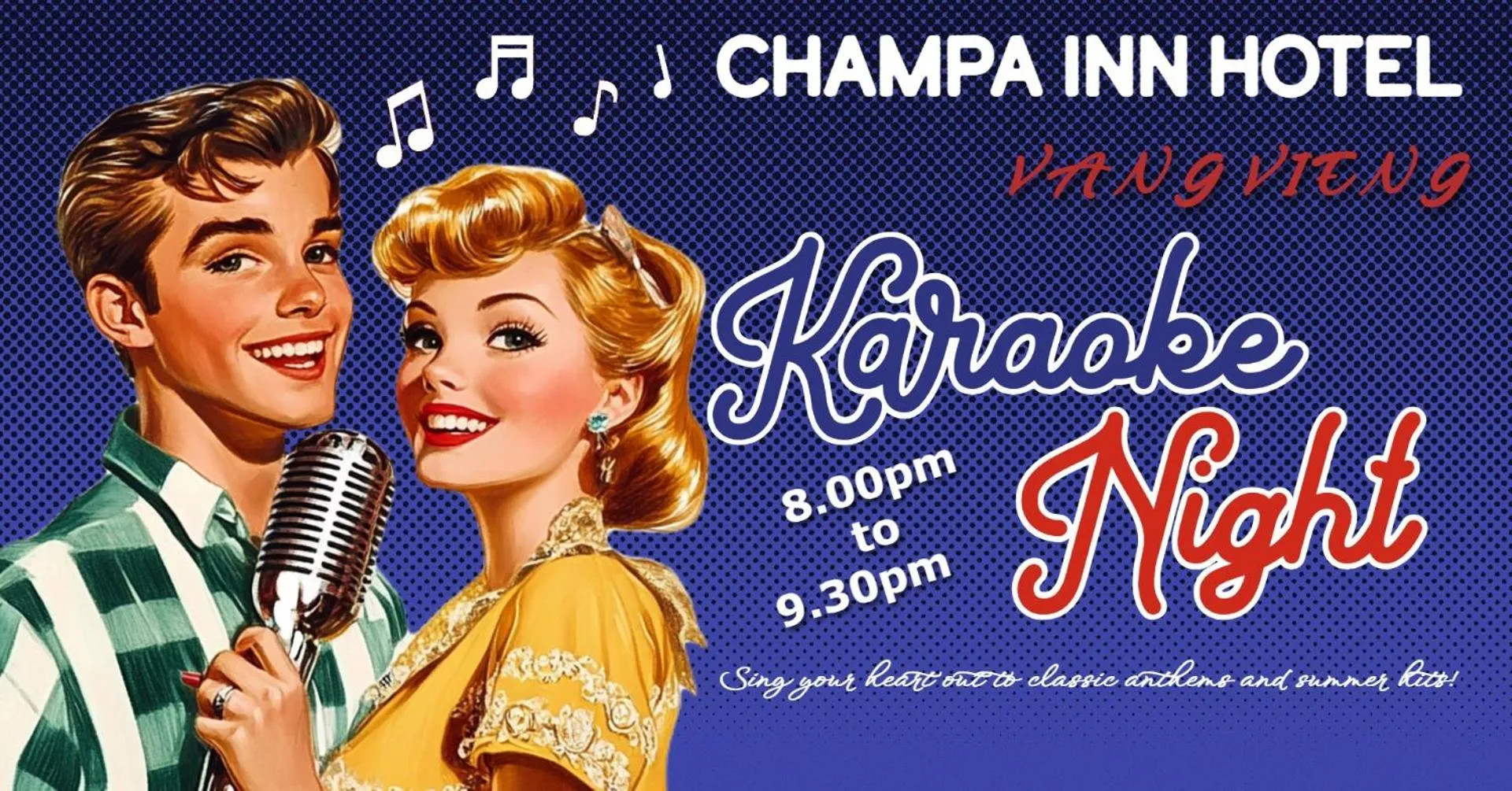 Text overlay in Champa Inn Hotel