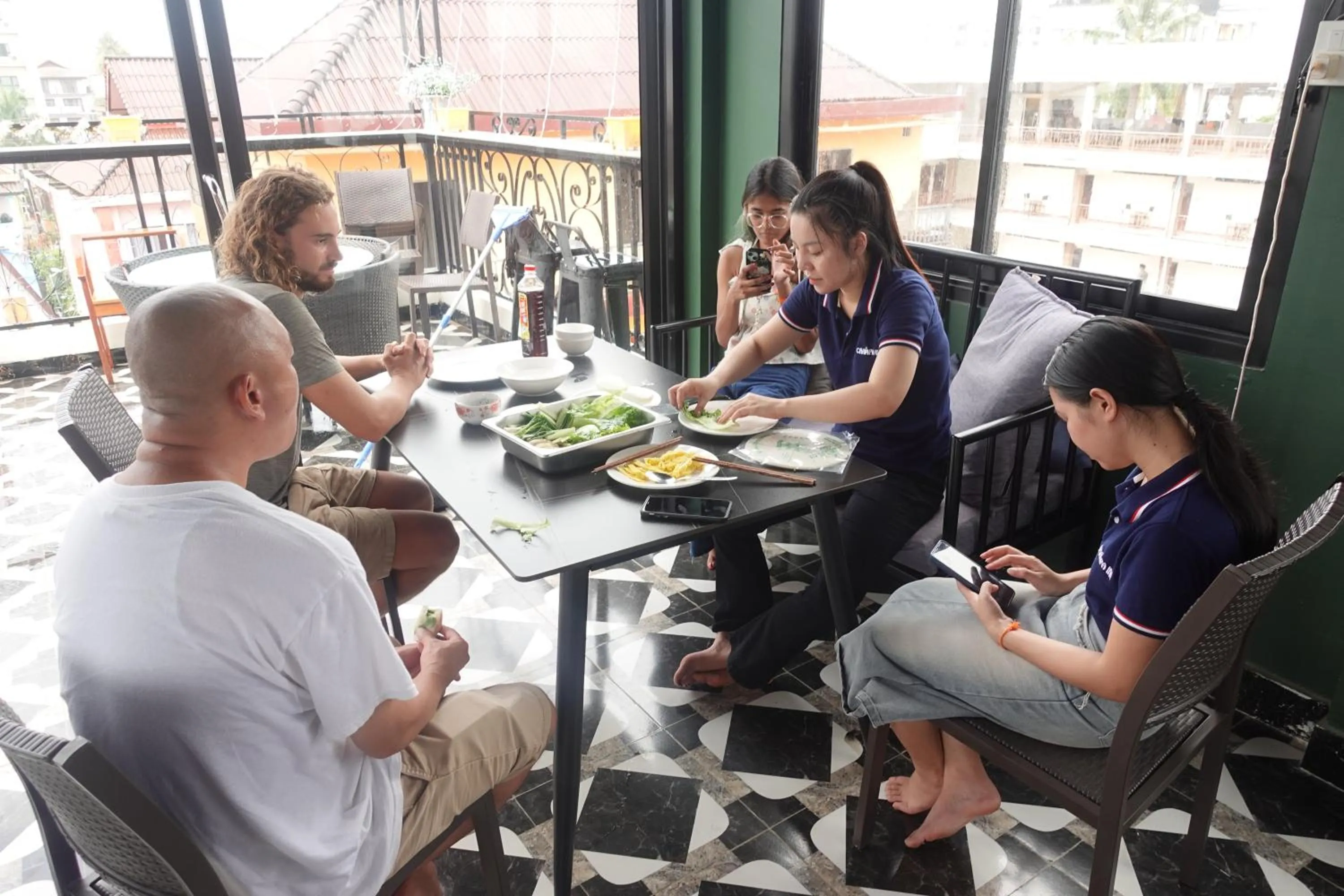 Food in Champa Inn Hotel