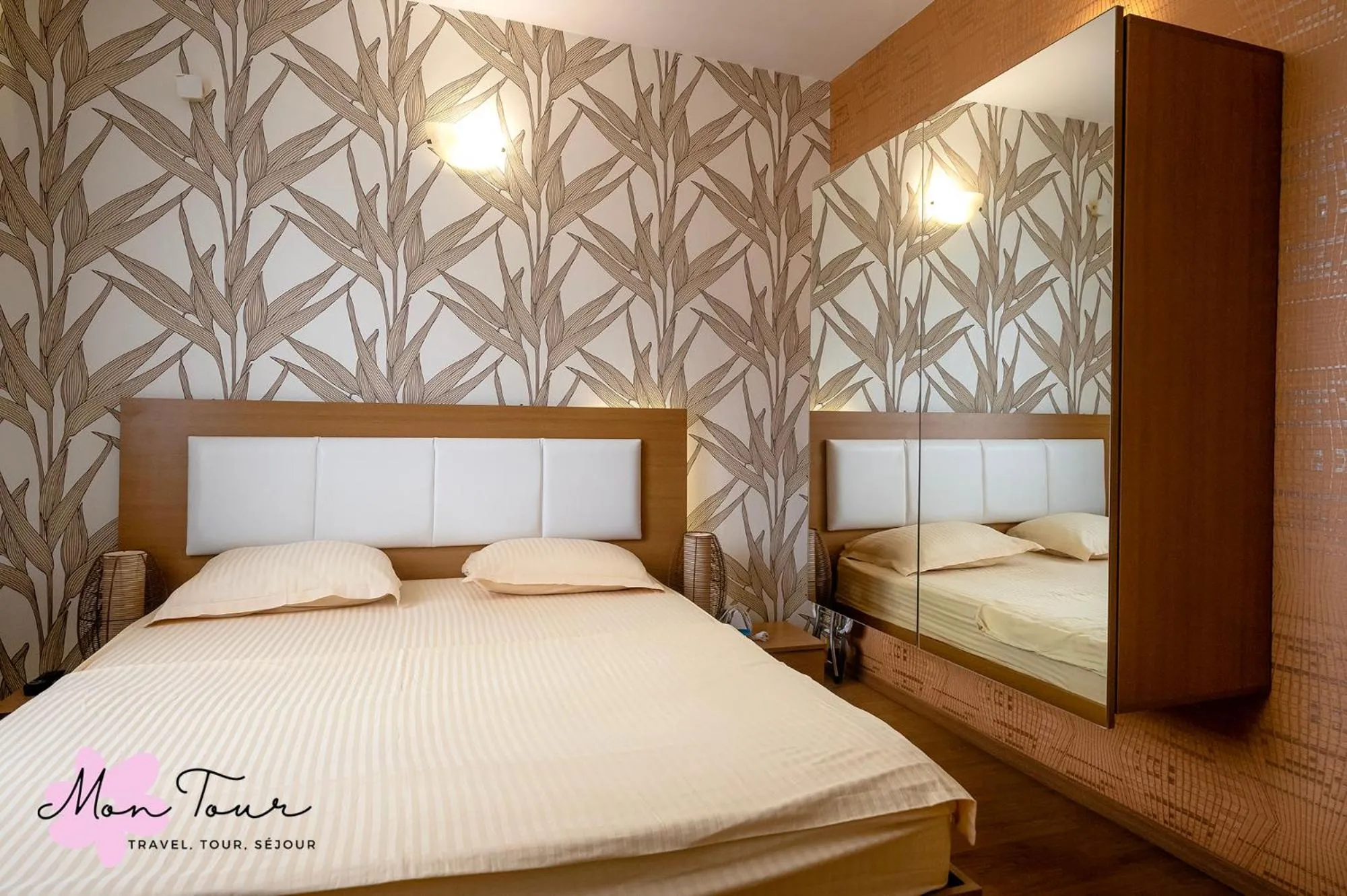 Bed in Mon Tour apartments