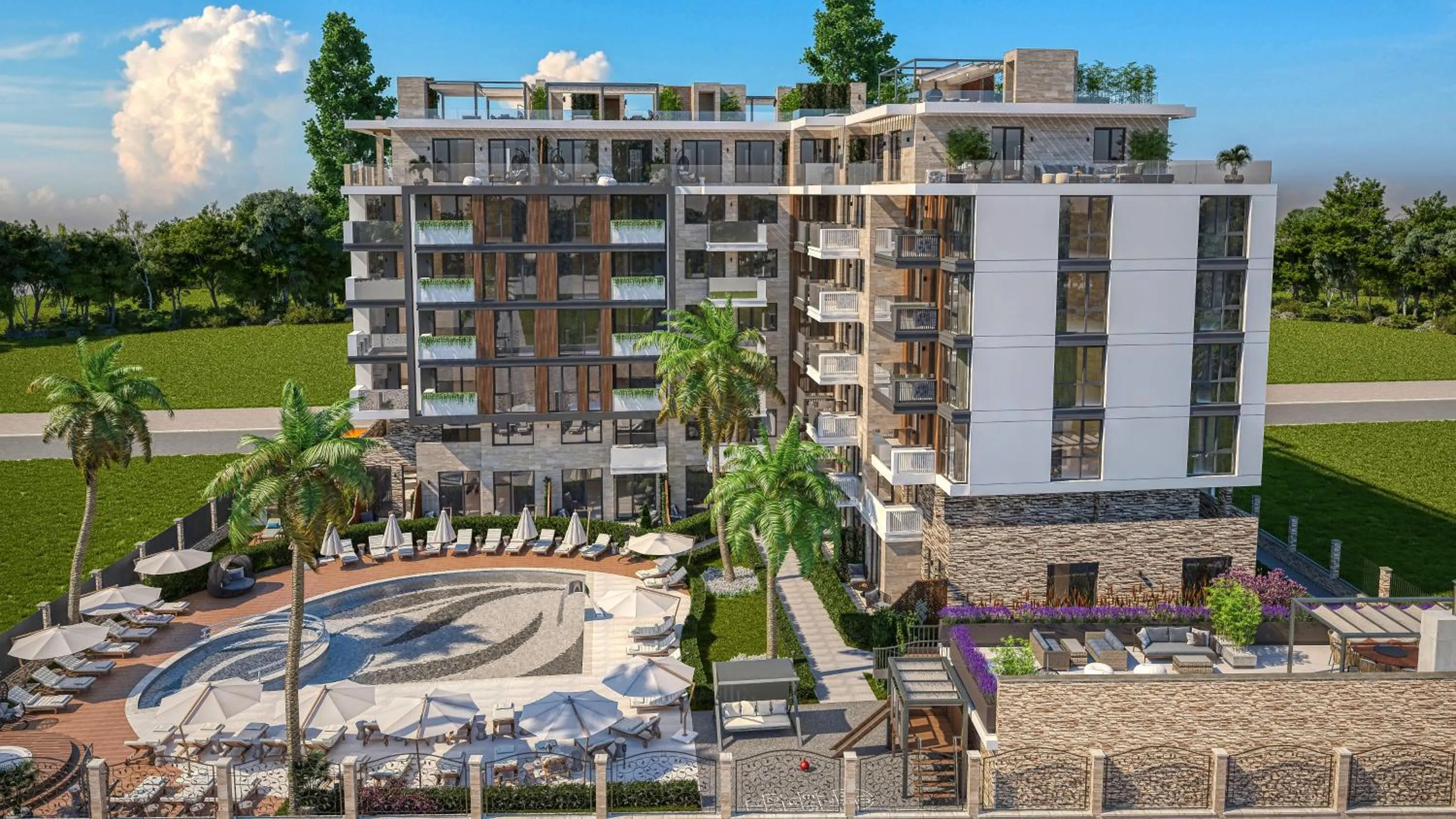 Property building in Mon Tour apartments