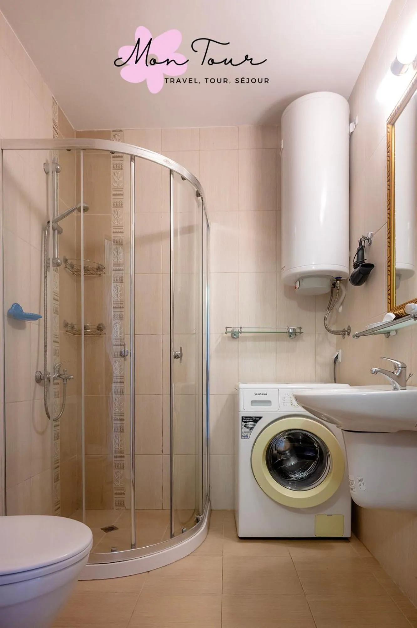 Toilet in Mon Tour apartments