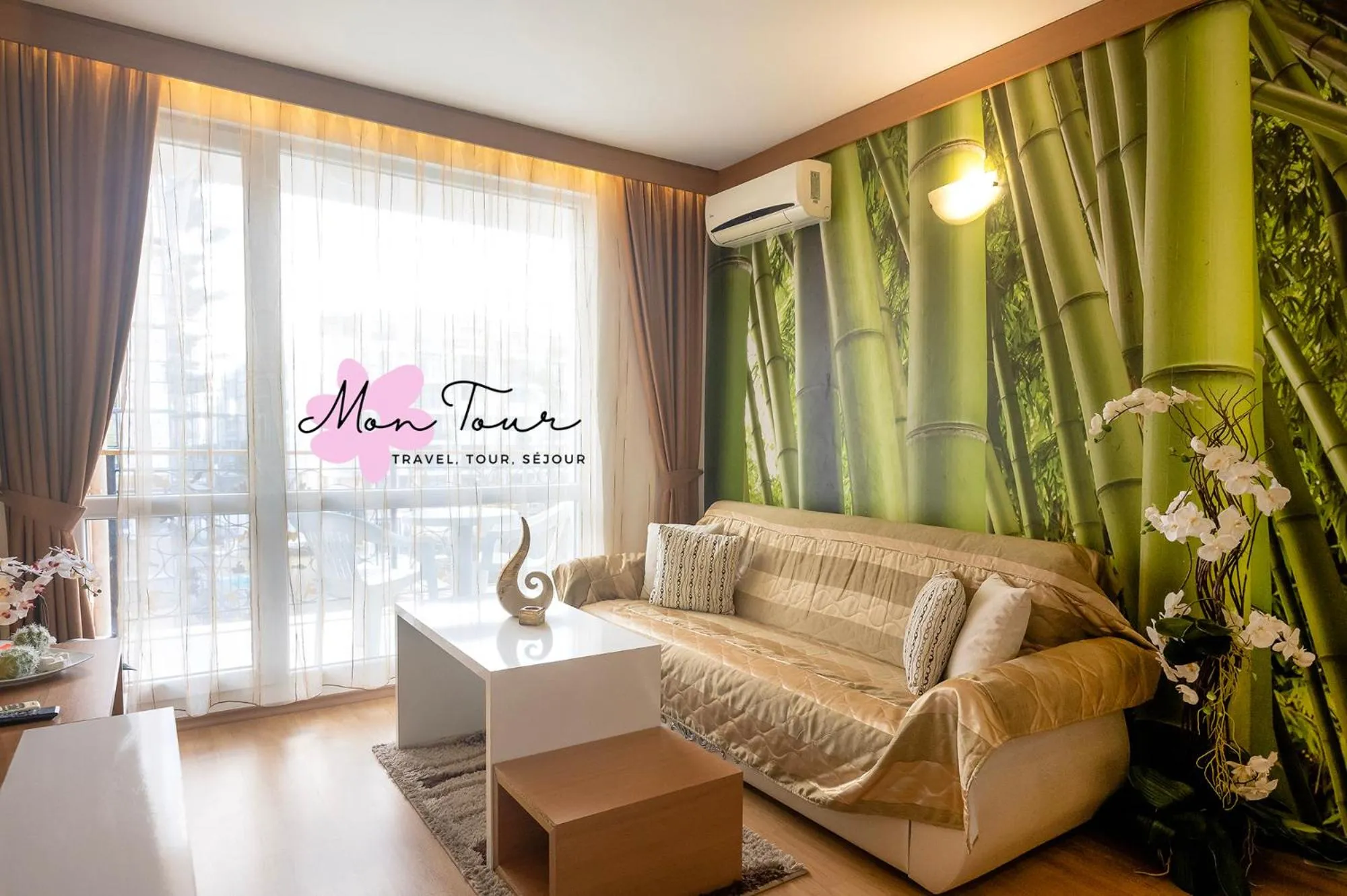 Living room in Mon Tour apartments