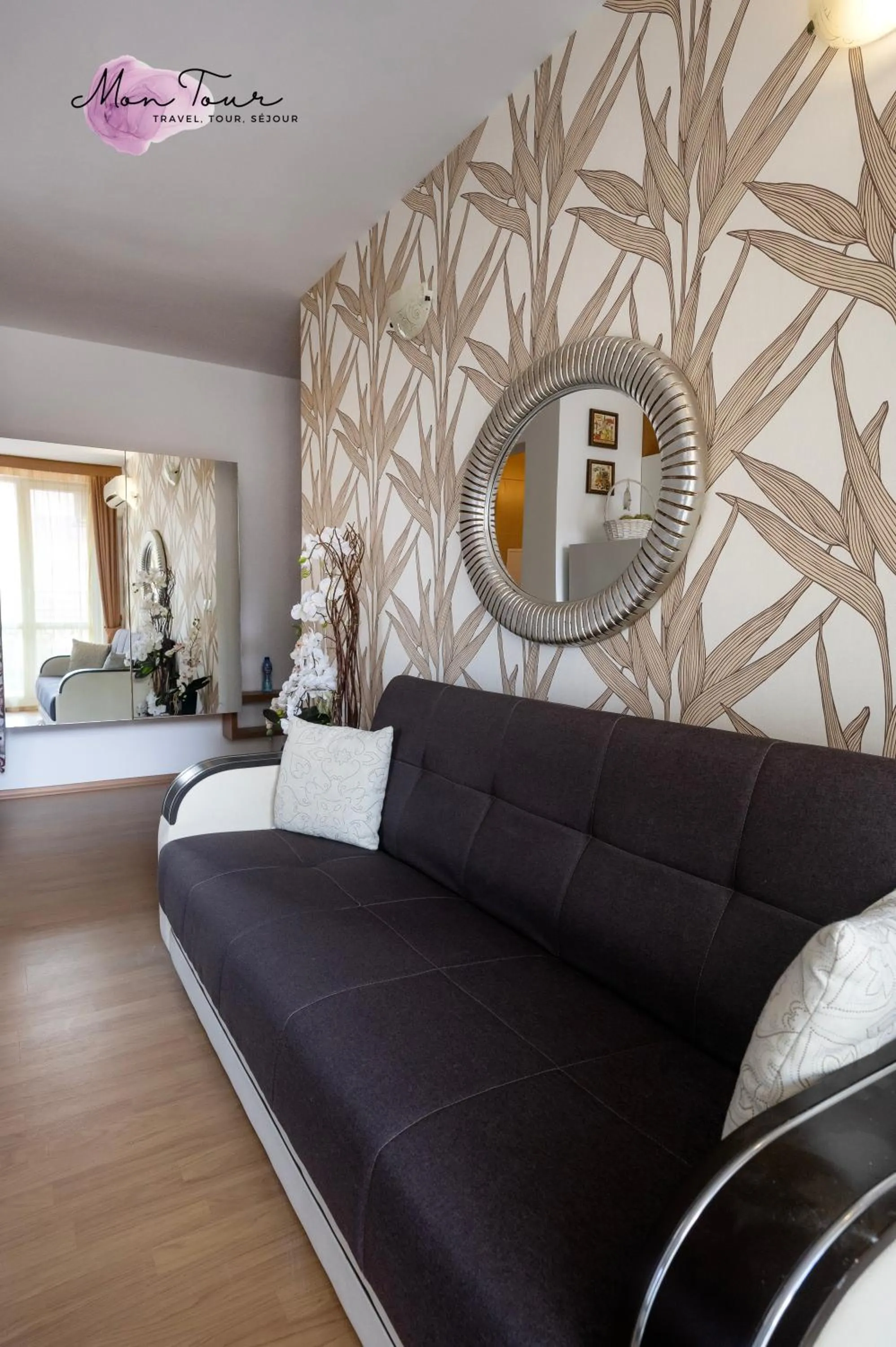 Bed in Mon Tour apartments