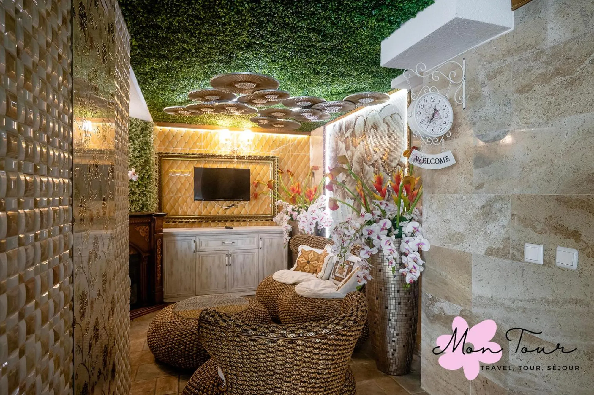 Living room in Mon Tour apartments