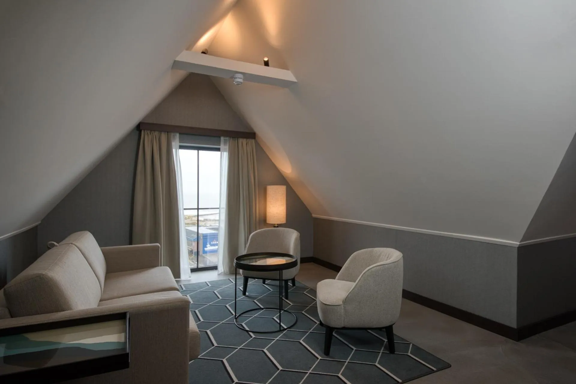 Living room in Hotel de Schelde